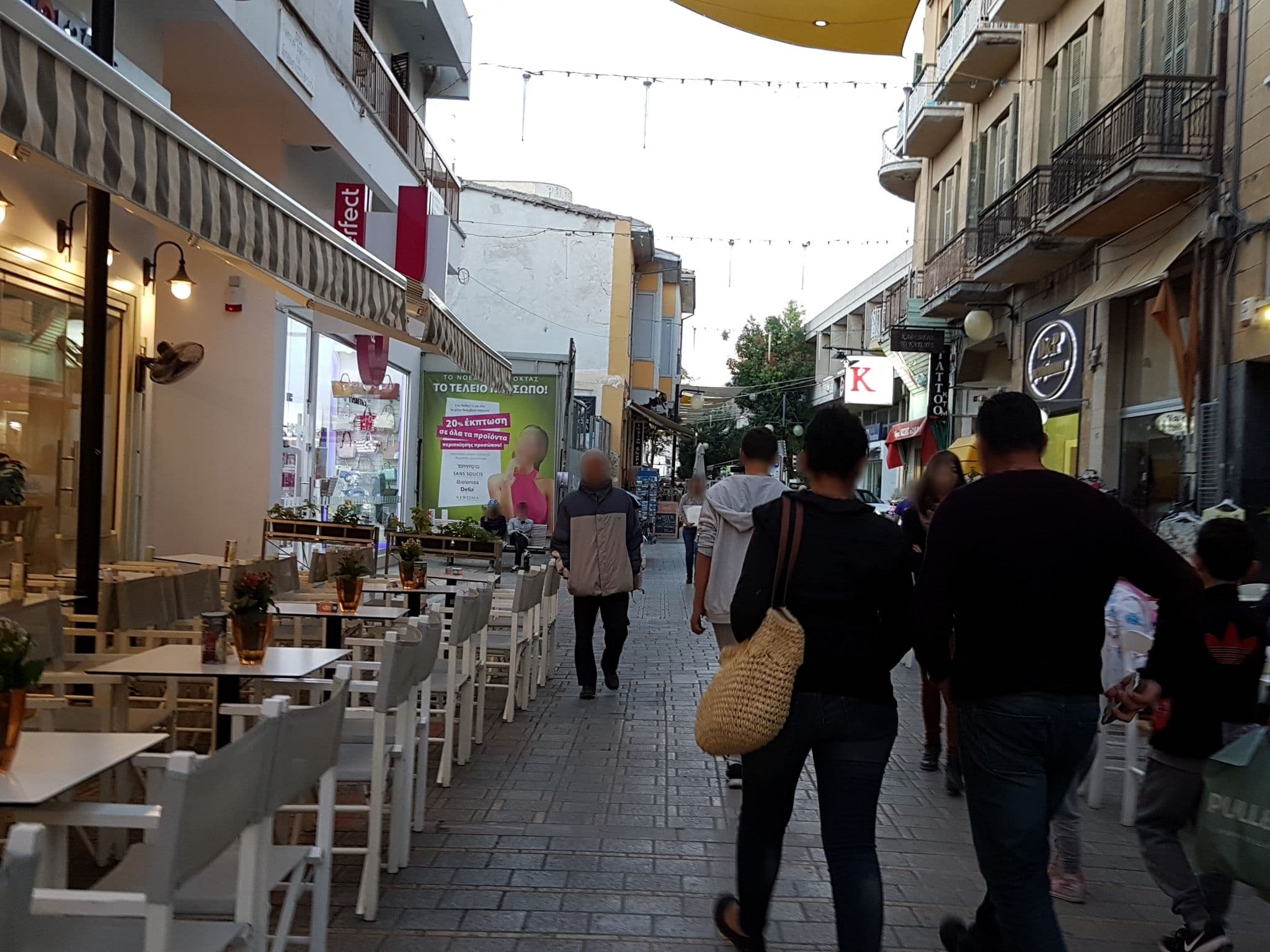 Street view near Ledras City Center, Nicosia — © jopparn (CC BY-SA · Mapillary)