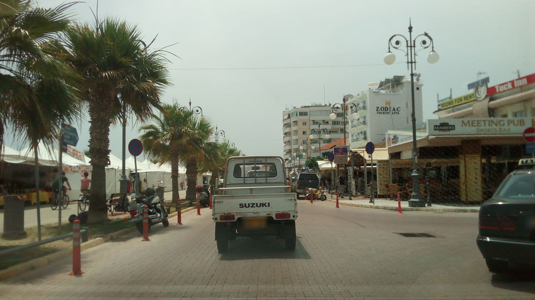 Street view near Oryx Rentals, Larnaca — © stpkyriakou (CC BY-SA · Mapillary)