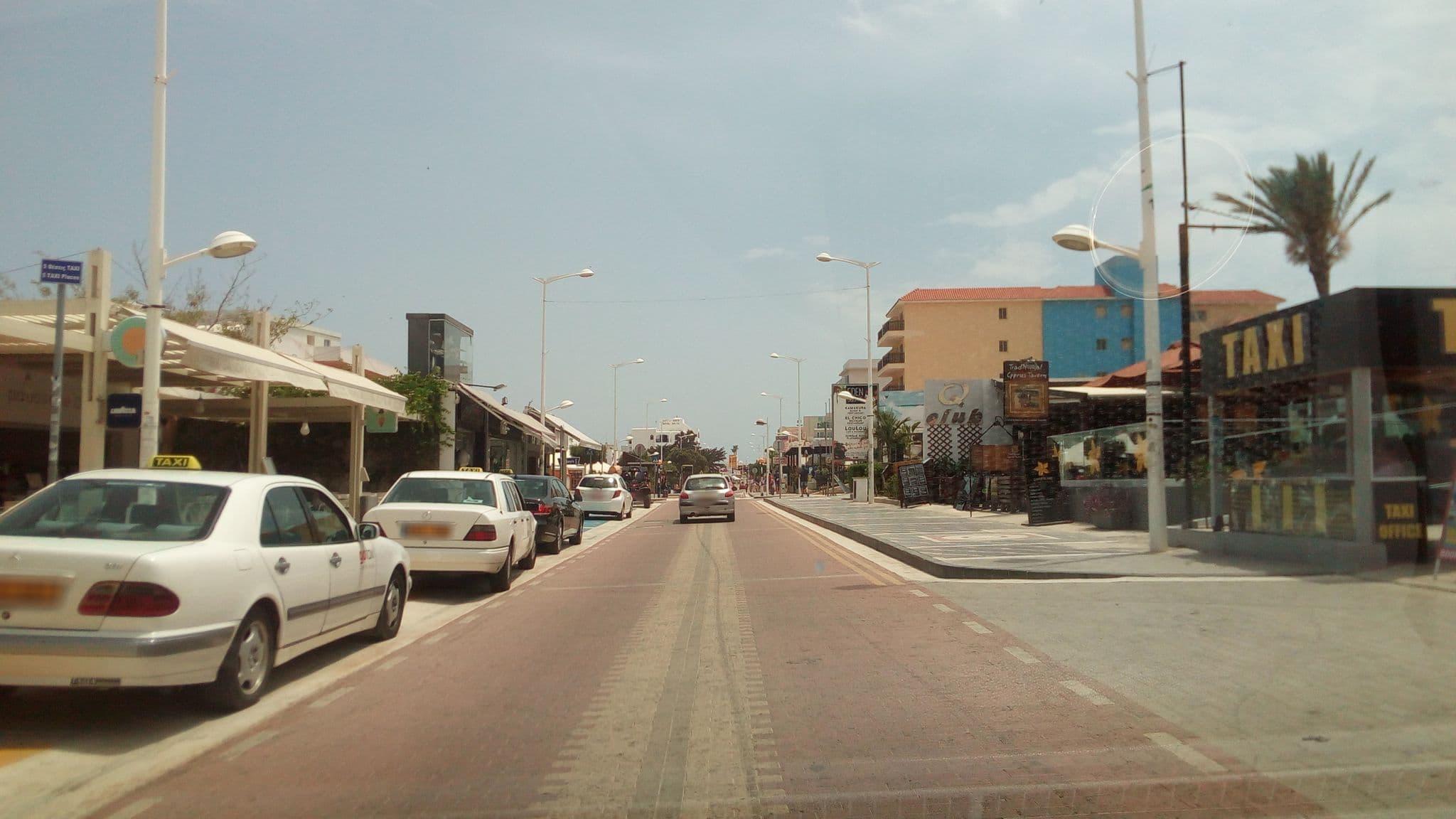 Street view near Protaras Plaza Hotel, Protaras — © stpkyriakou (CC BY-SA · Mapillary)