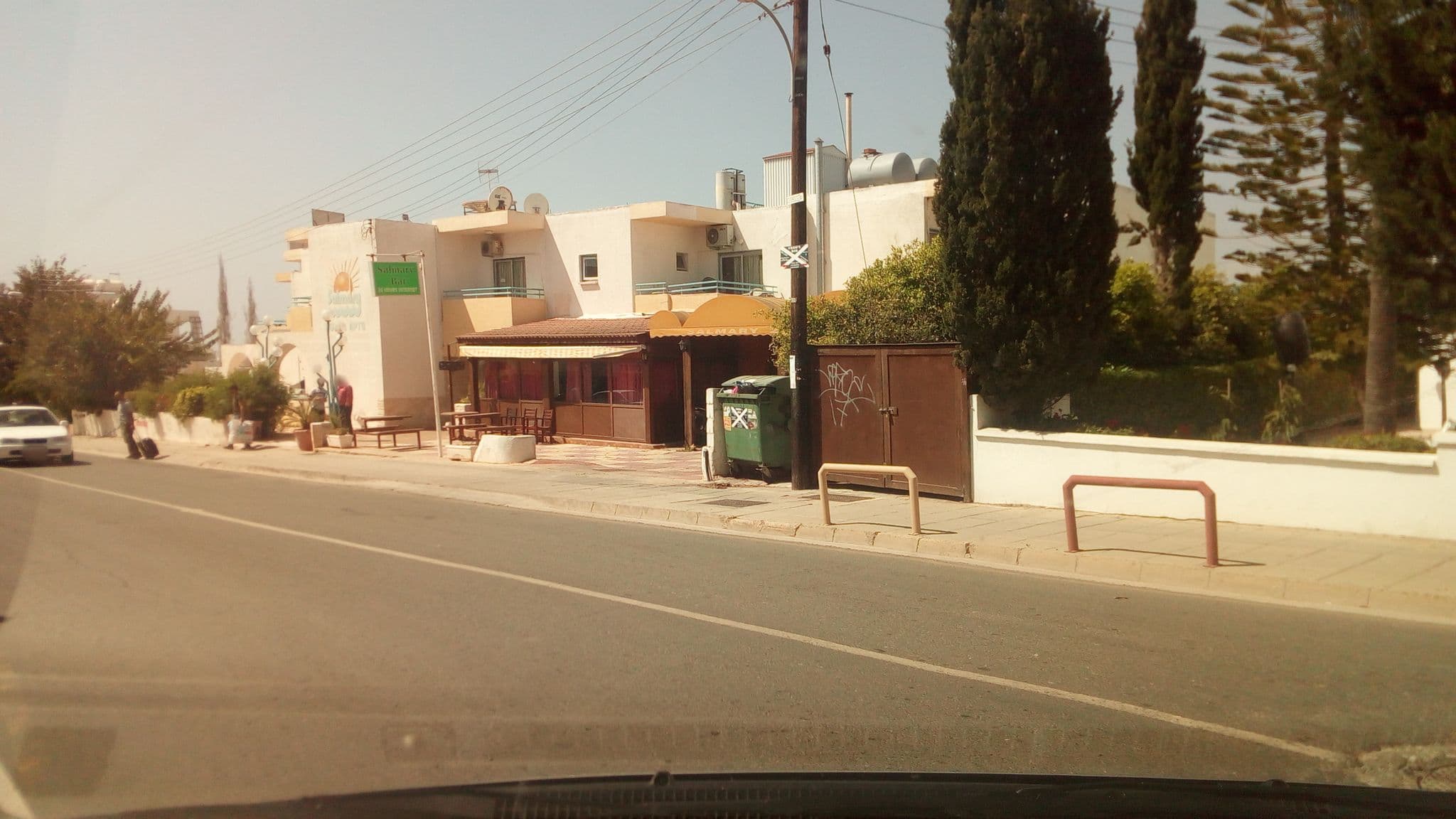 Street view near Iphigenia Aparthotel Ayia Napa, Ayia Napa — © stpkyriakou (CC BY-SA · Mapillary)