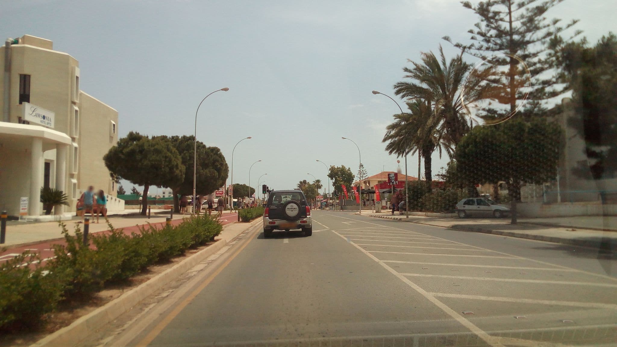 Street view near Lawsonia Hotel Apts, Protaras — © stpkyriakou (CC BY-SA · Mapillary)