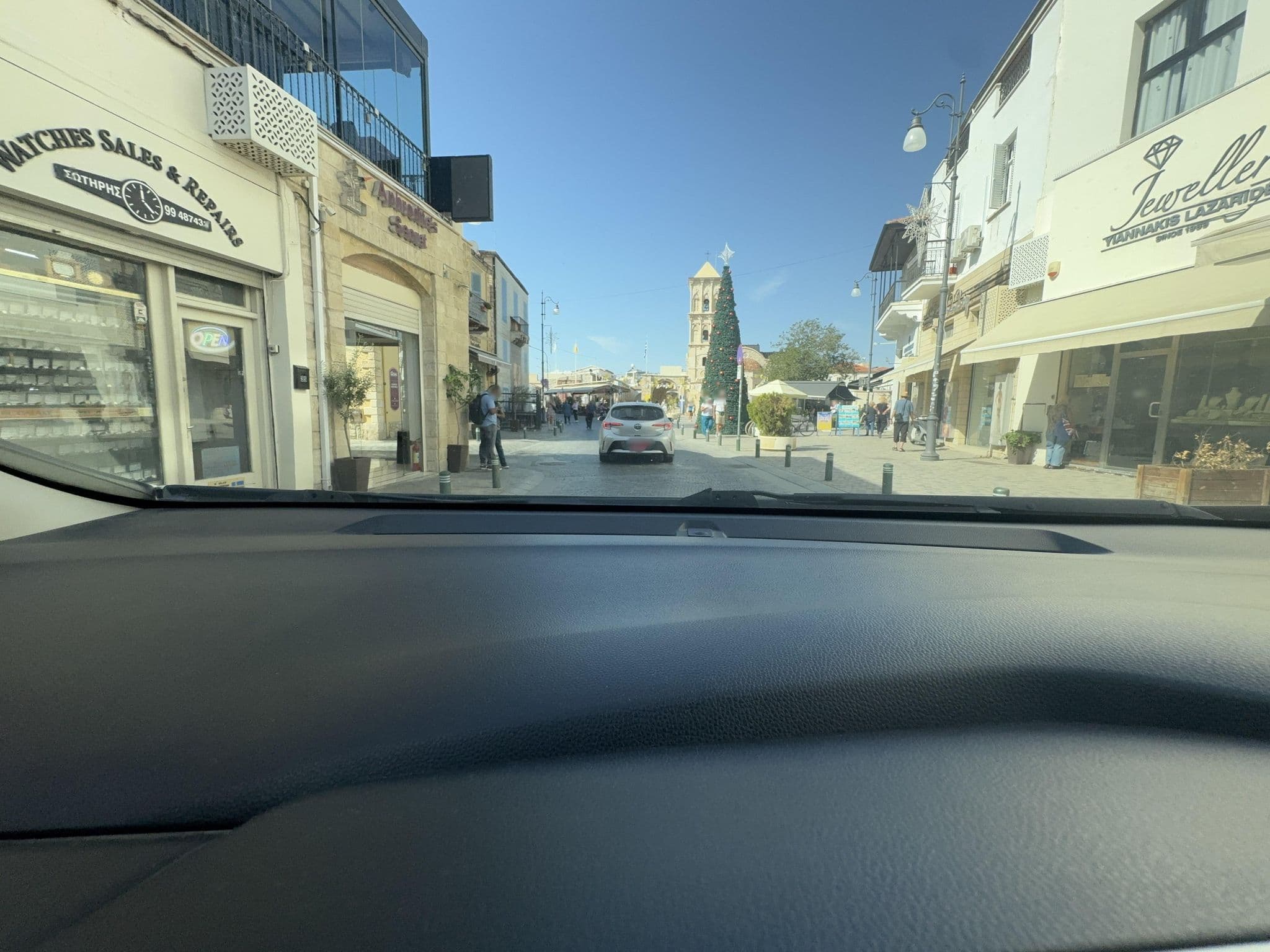 Street view near Alkisti Hotel, Larnaca — © trifonasm (CC BY-SA · Mapillary)
