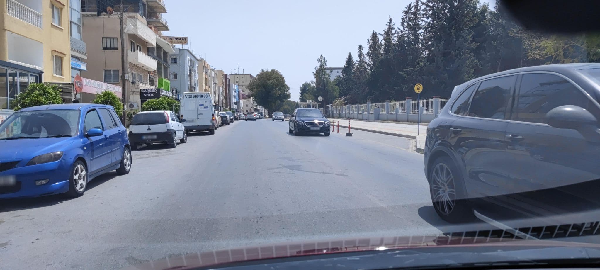 Street view near Crown Salamis Hotel, Famagusta — © WhanTwo (CC BY-SA · Mapillary)