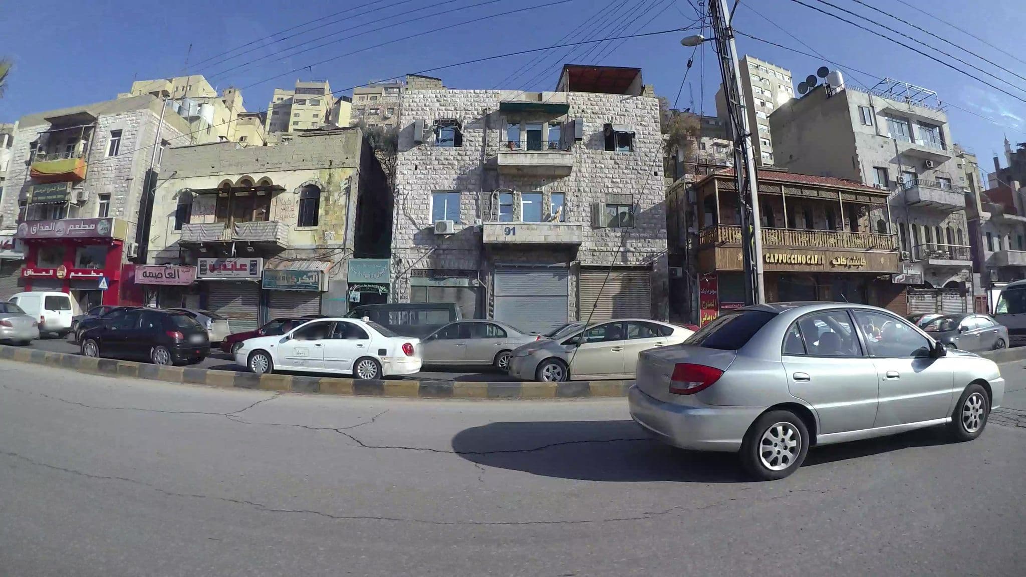 Street view near Zaman Ya Zaman Boutique Hotel, Amman — © kaart_1 (CC BY-SA · Mapillary)