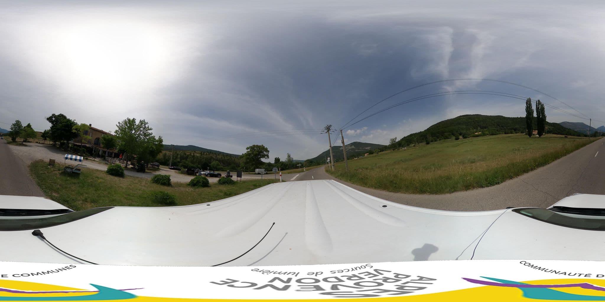 Street view near Auberge des Crêtes, Aups — © ccapv_germain (CC BY-SA · Mapillary)