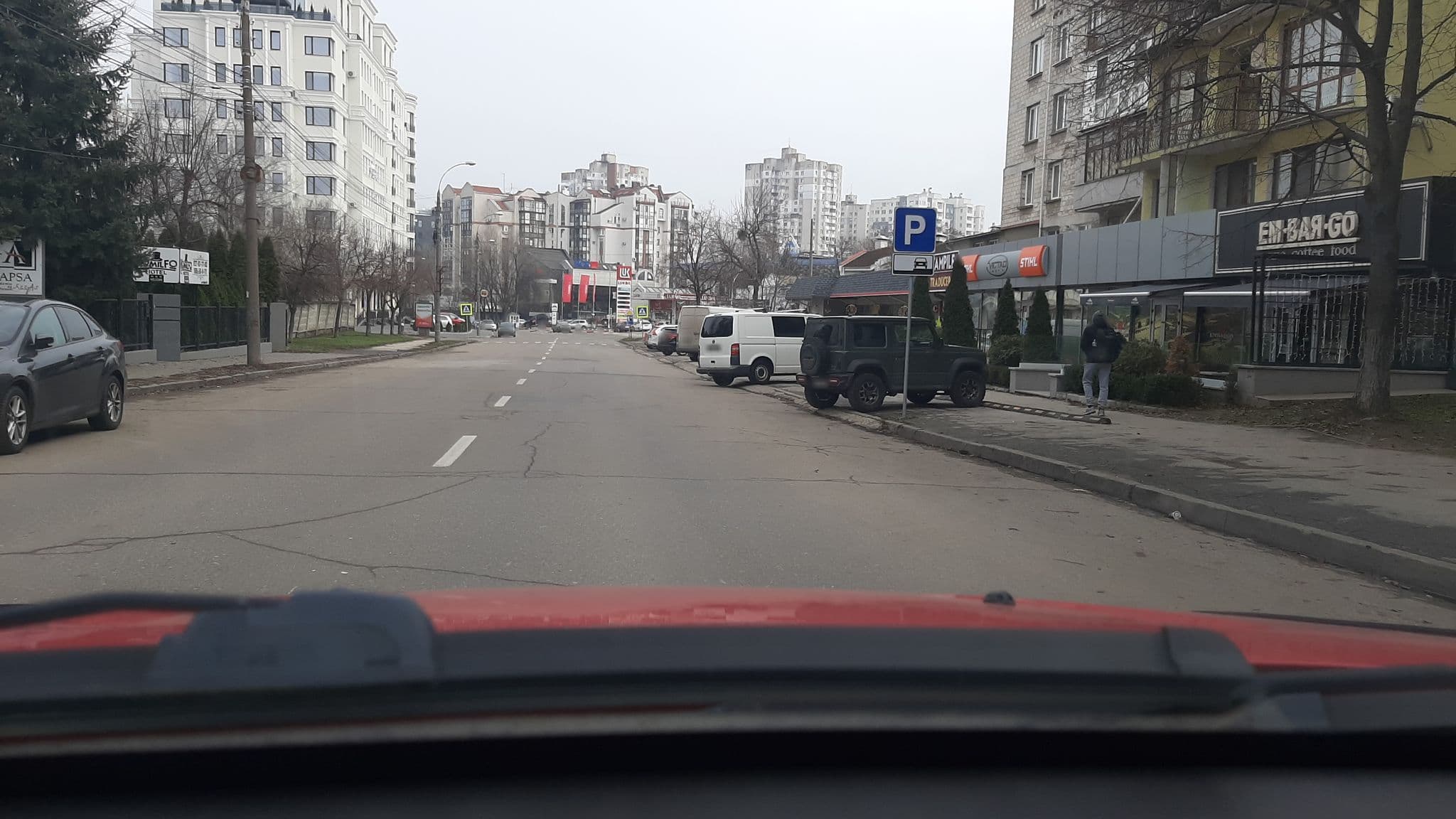 Street view near Klassik Hotel, Chisinau — © cartengineering (CC BY-SA · Mapillary)