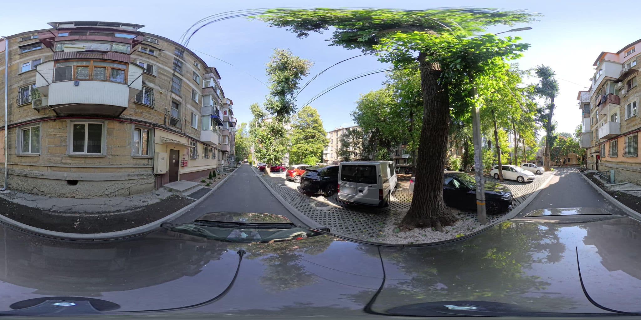 Street view near Amedia Hotel, Chisinau — © Sku1255 (CC BY-SA · Mapillary)