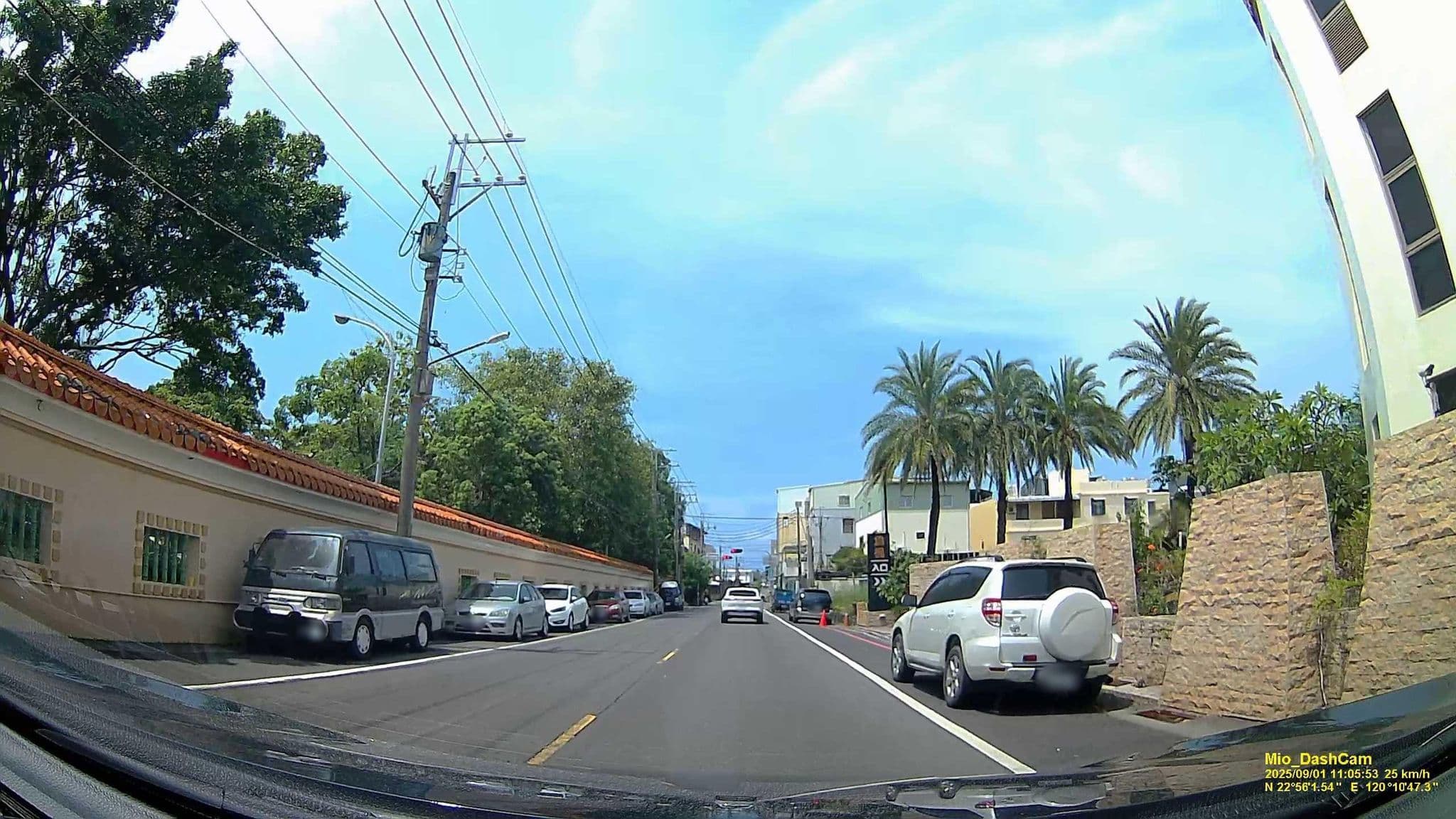 Street view near 為楓渡假別館, Tainan — © hcyen (CC BY-SA · Mapillary)