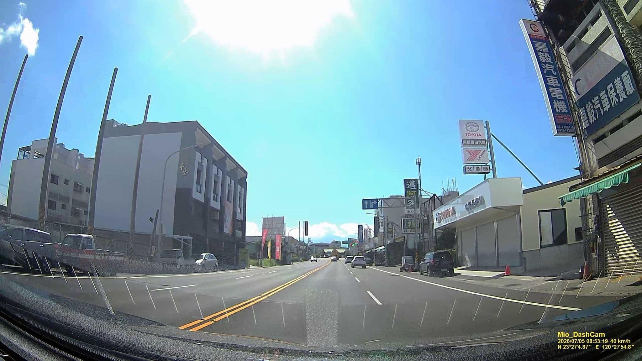 Street view near 邁阿密商務汽車旅館, Chiayi City — © hcyen (CC BY-SA · Mapillary)