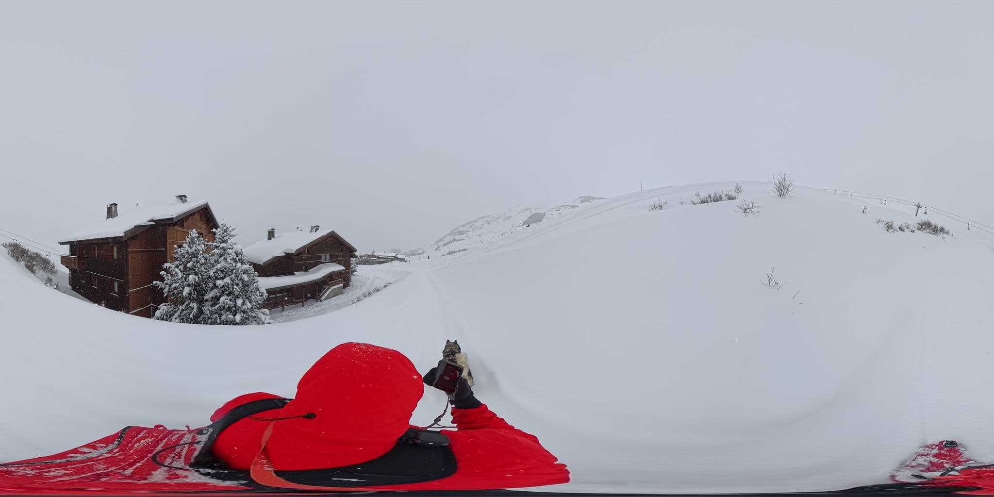 Street view near La Sapinière, Val Thorens