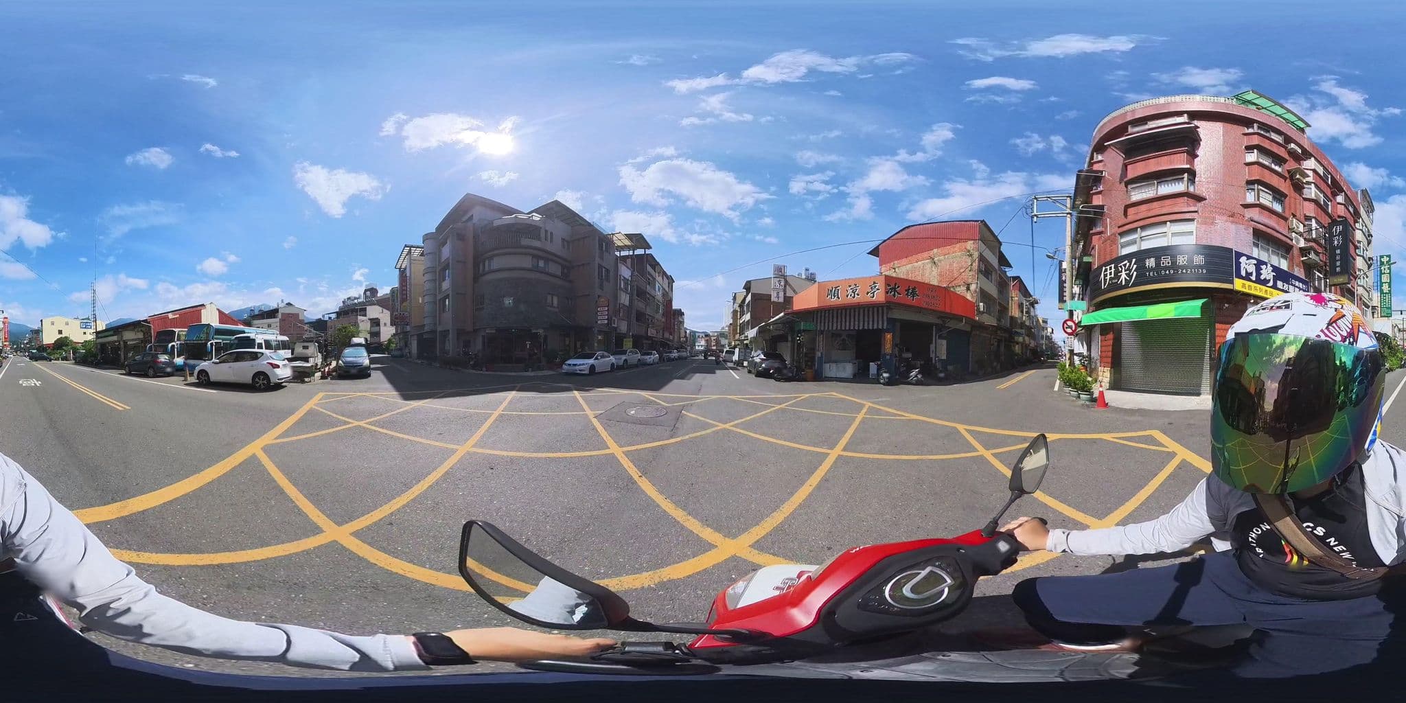 Street view near b puli backpacker hostel, Puli — © arknight (CC BY-SA · Mapillary)