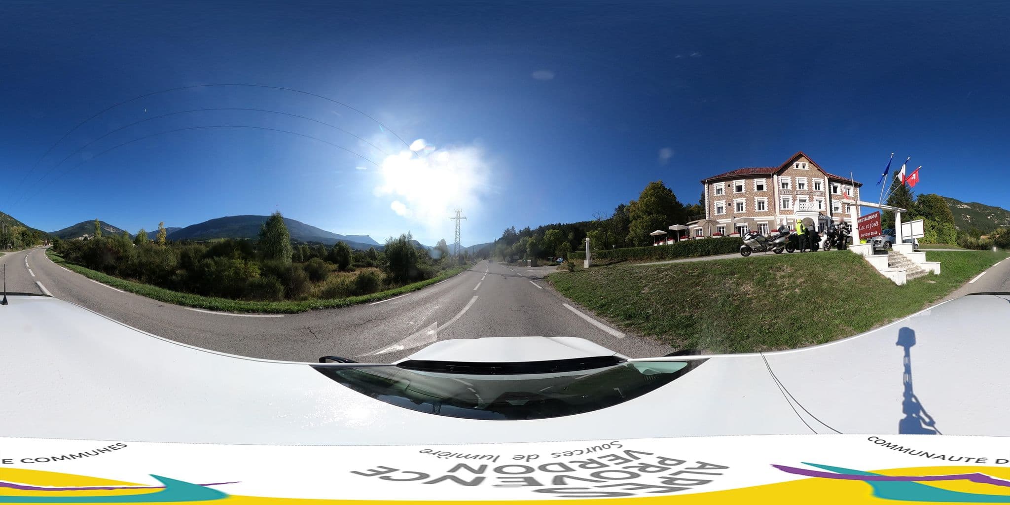 Street view near Hôtel Lac et Forêt, Annot — © ccapv_germain (CC BY-SA · Mapillary)