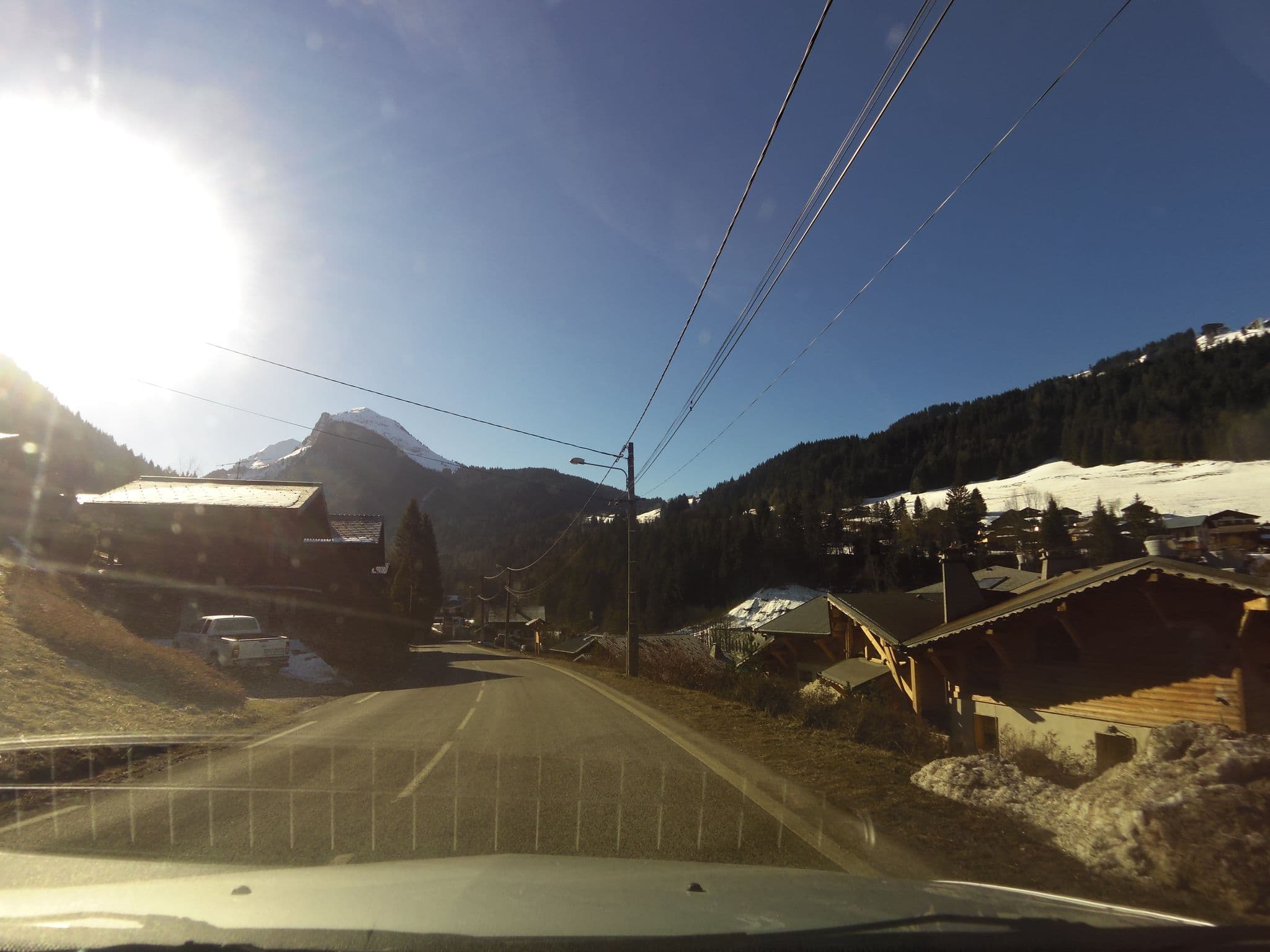 Street view near Chez Gaby, Morzine