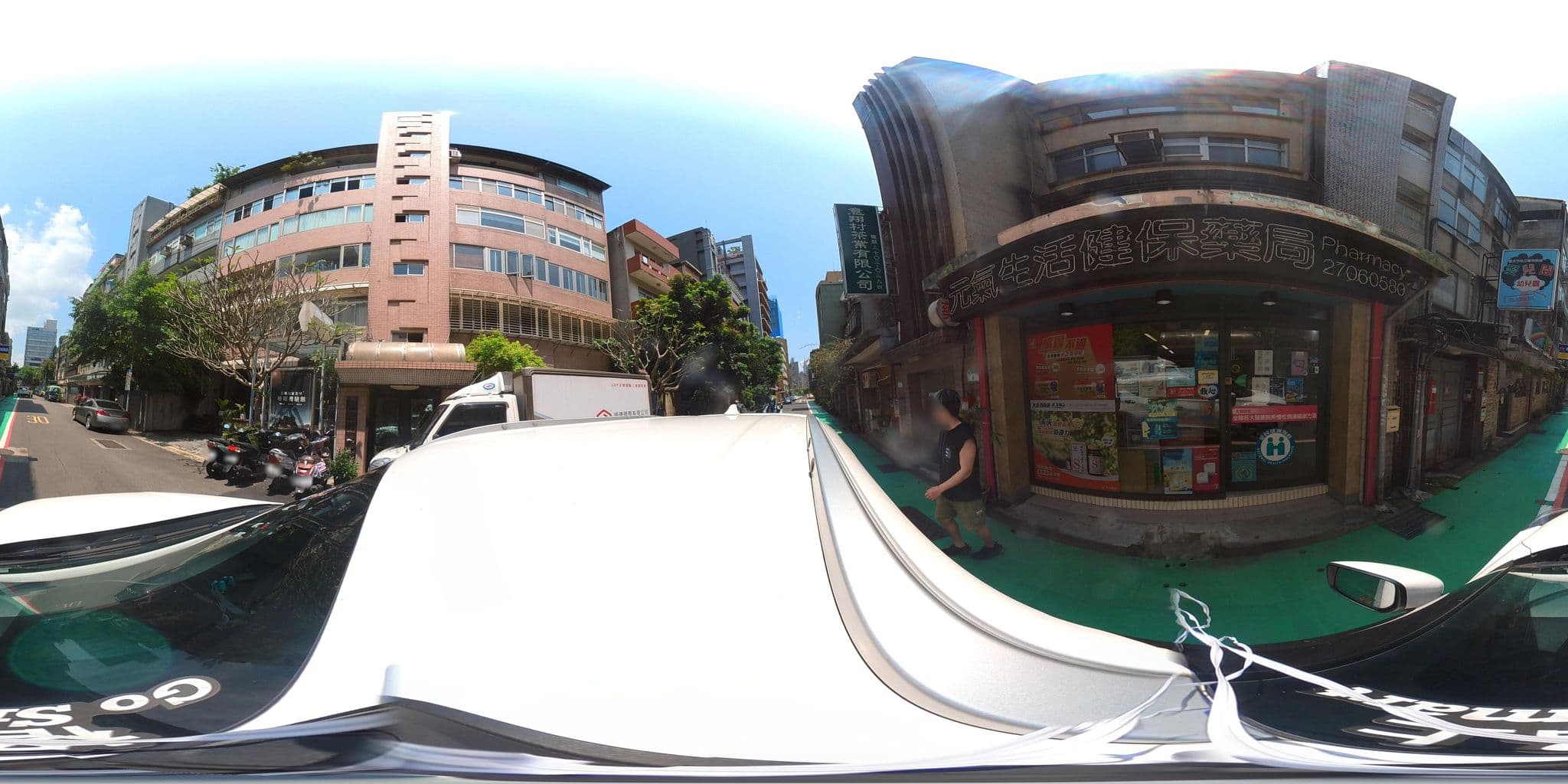 Street view near 麗都飯店, Taipei — © irvinfly (CC BY-SA · Mapillary)
