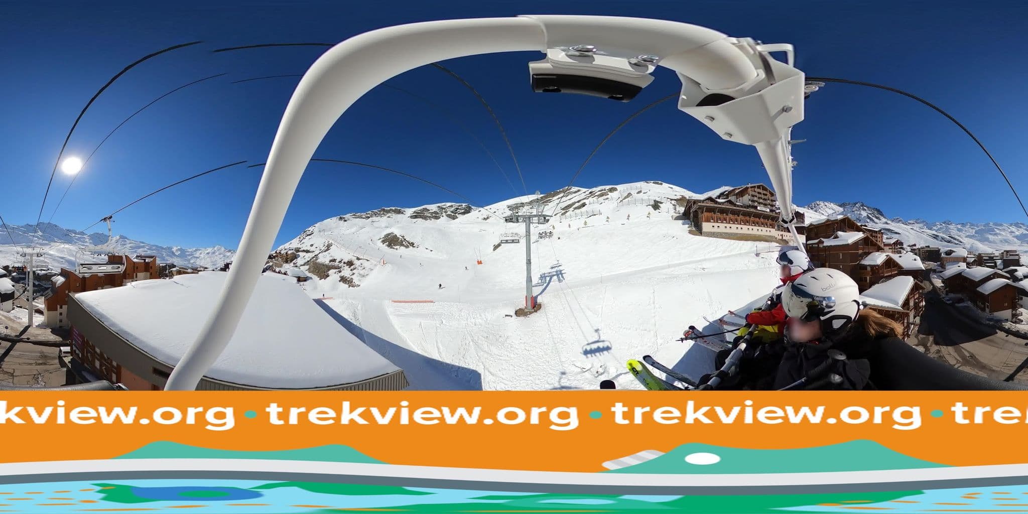 Street view near Chalet le Sud, Val Thorens