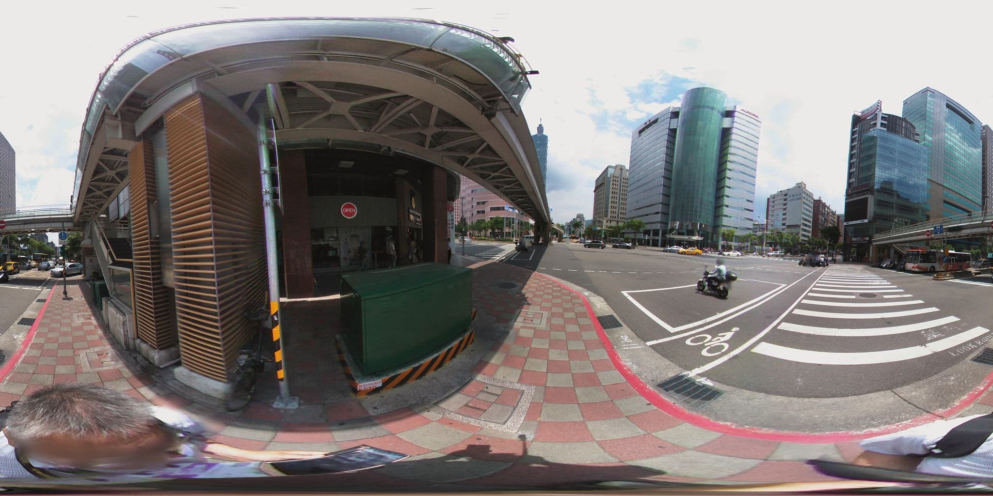 Street view near 雀客旅館臺北信義店, Taipei — © harimawood (CC BY-SA · Mapillary)