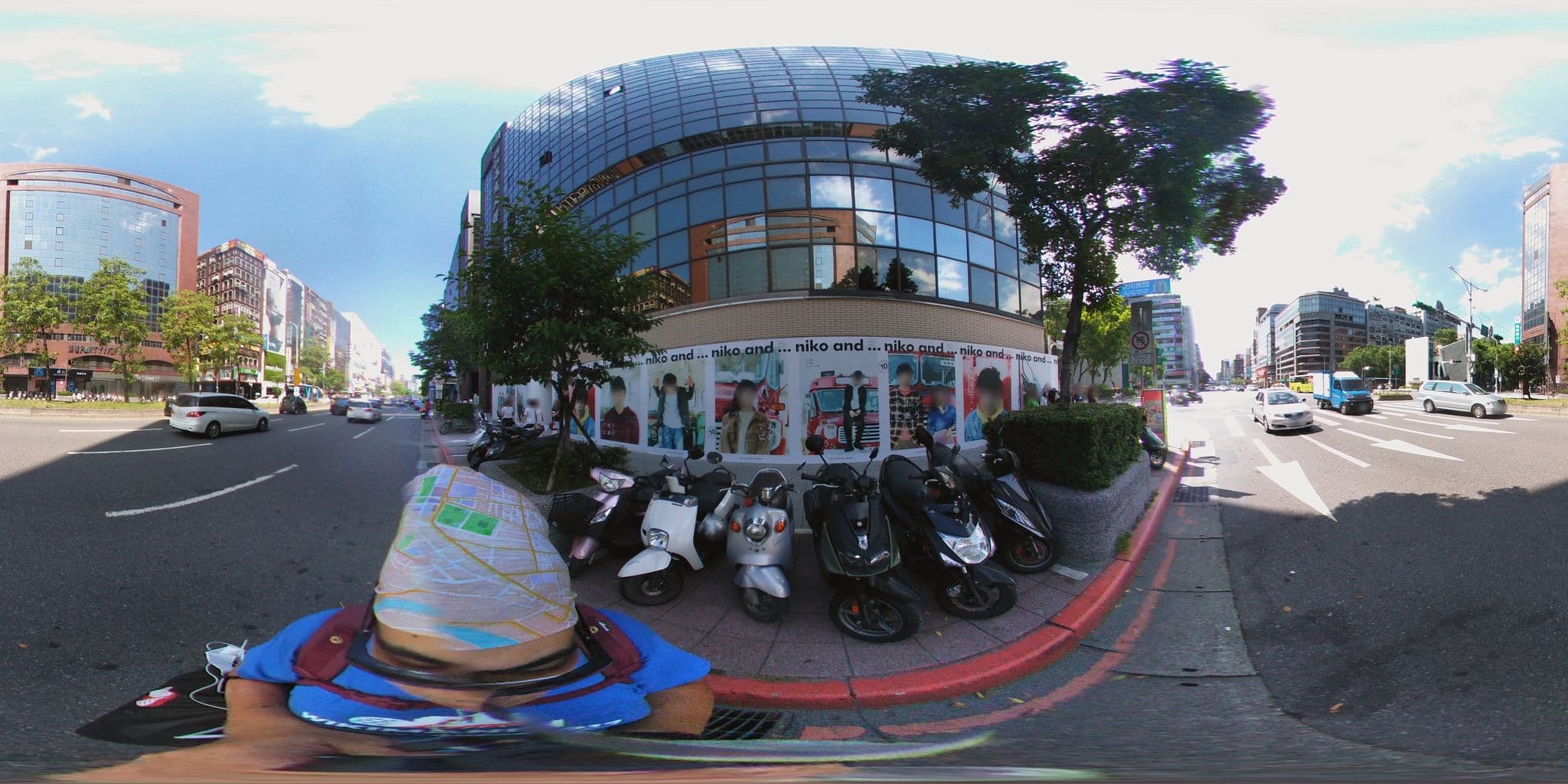 Street view near 凡登台北商務旅店 Vendôme Hotel, Taipei — © shangkuanlc (CC BY-SA · Mapillary)