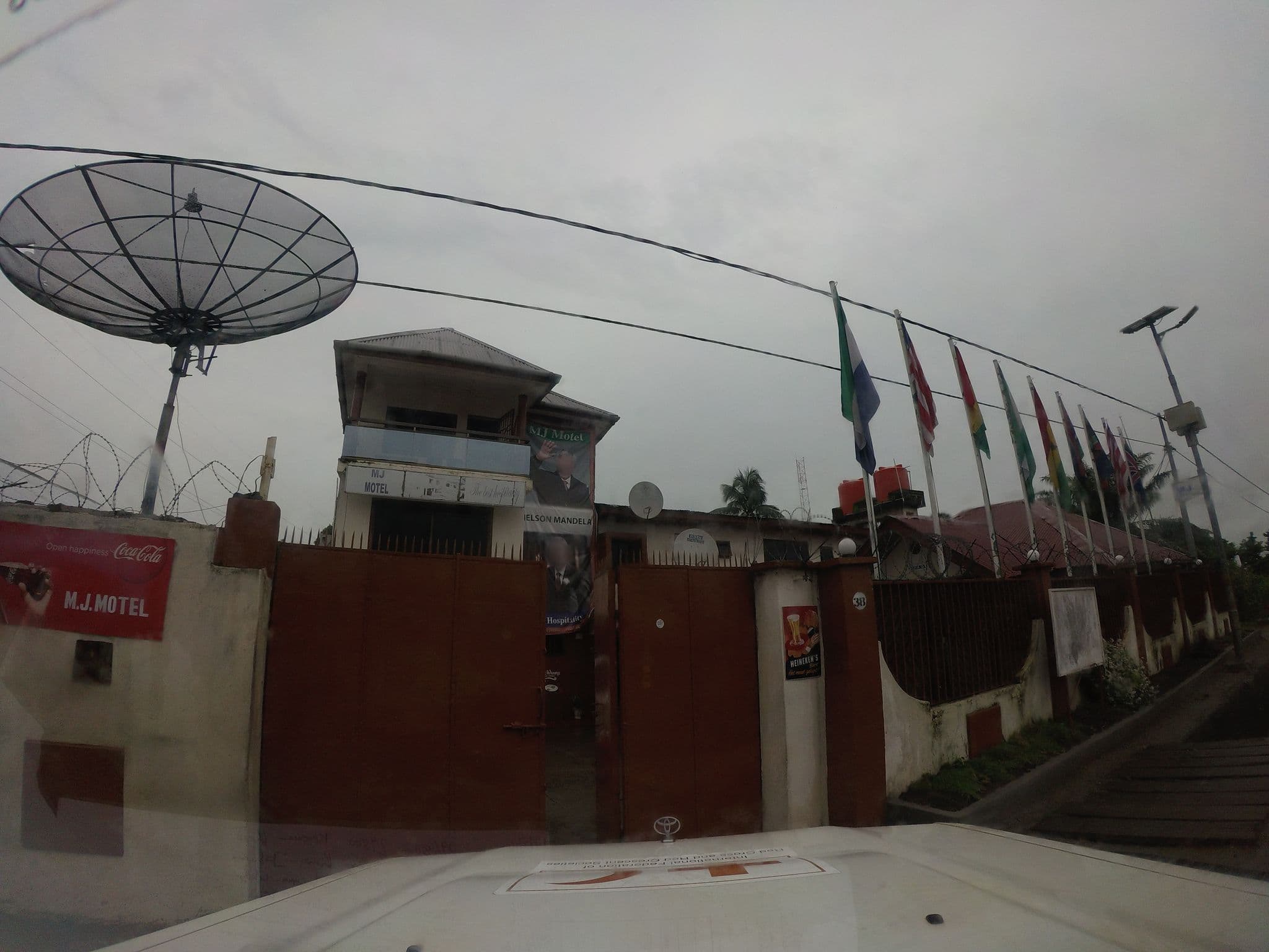 Street view near MJ Hotel, Makeni — © danbjoseph (CC BY-SA · Mapillary)