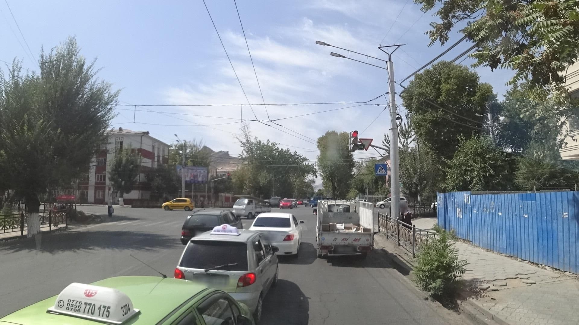 Street view near Alay Hotel, Osh — © vbombaerts (CC BY-SA · Mapillary)