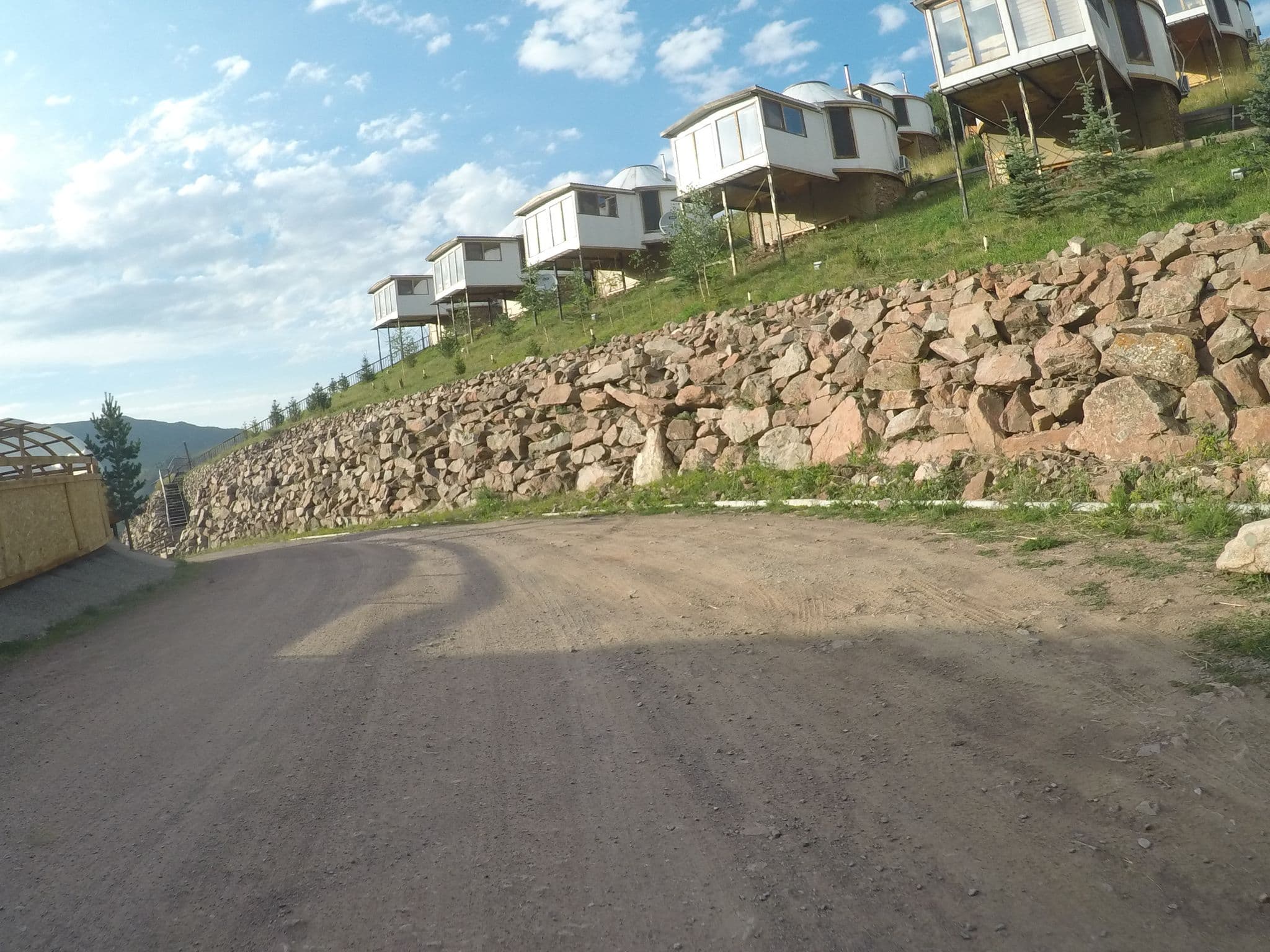 Street view near Yurt Supara, Bishkek — © chrisbeddow (CC BY-SA · Mapillary)