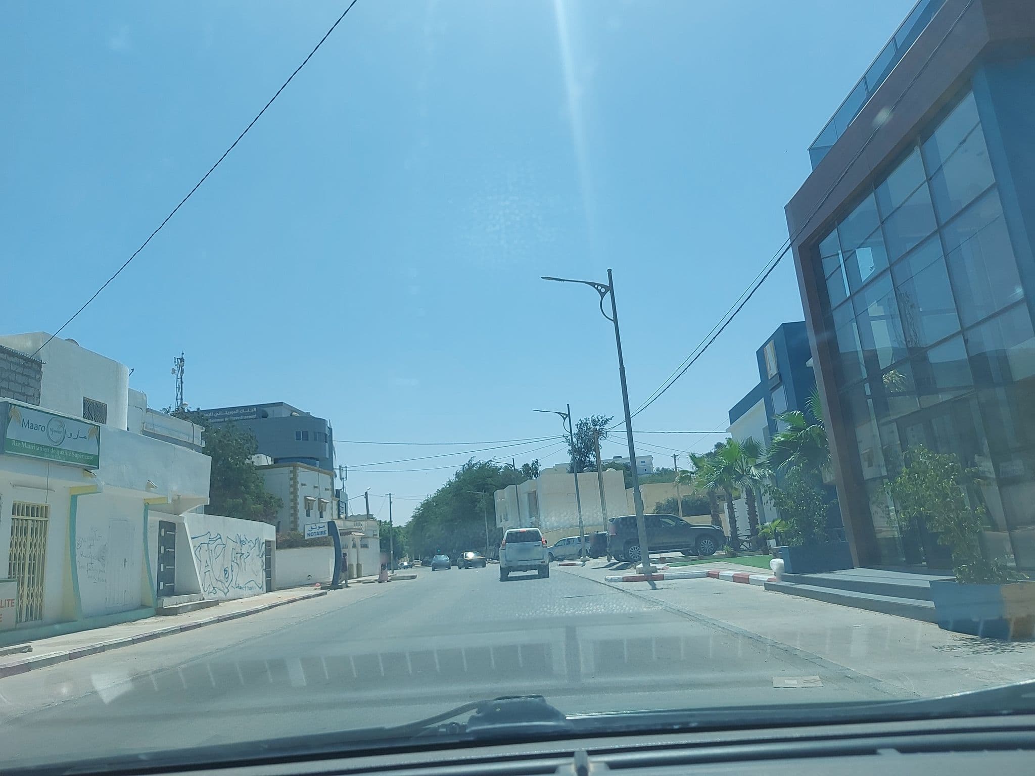 Street view near Hotel Arena, Nouakchott — © abdicheine (CC BY-SA · Mapillary)