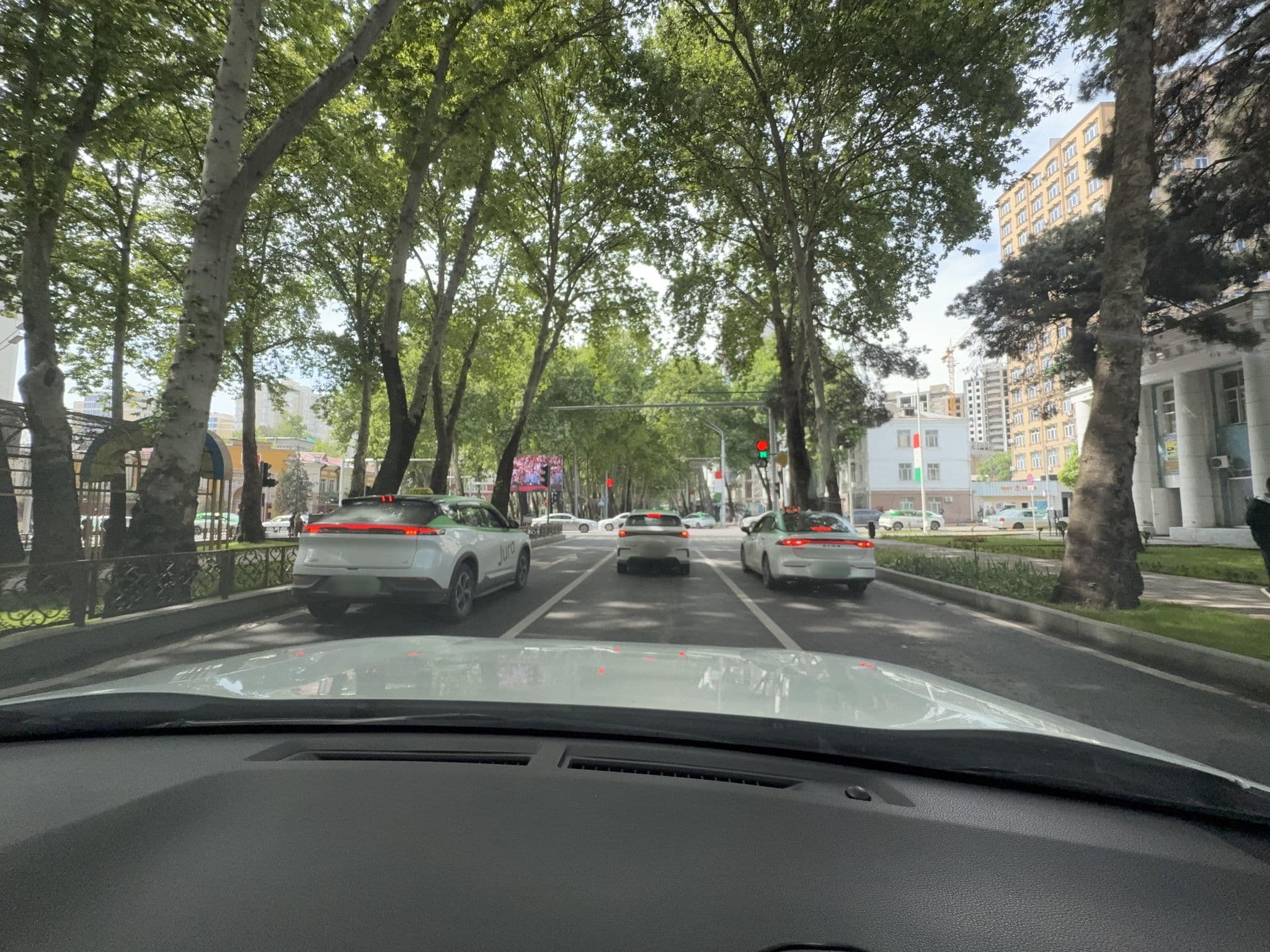 Street view near Hotel, Dushanbe — © Mubashir1234 (CC BY-SA · Mapillary)