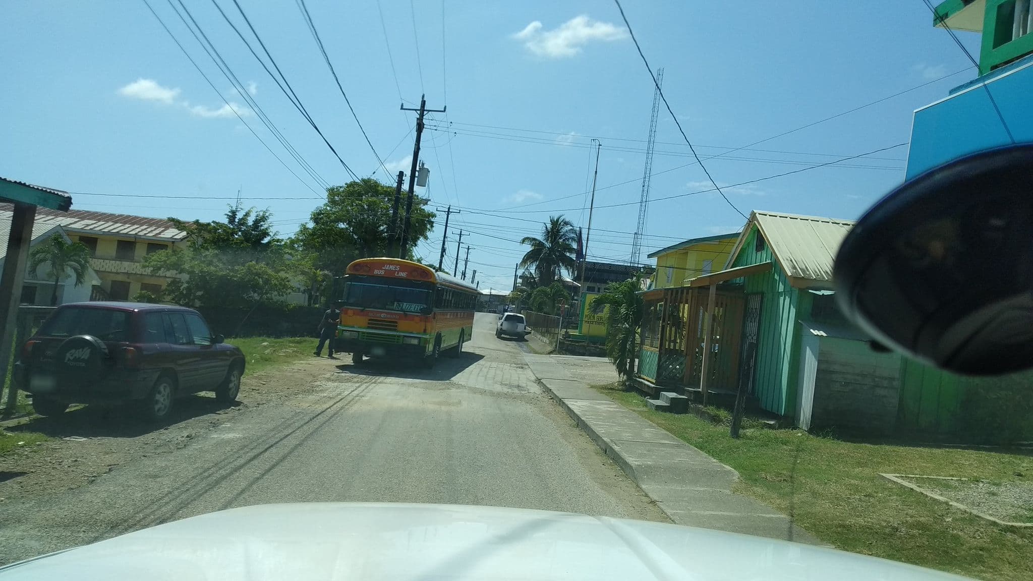 Street view near ProWorld Belize Bunkhouse, Punta Gorda — © charlieplett (CC BY-SA · Mapillary)