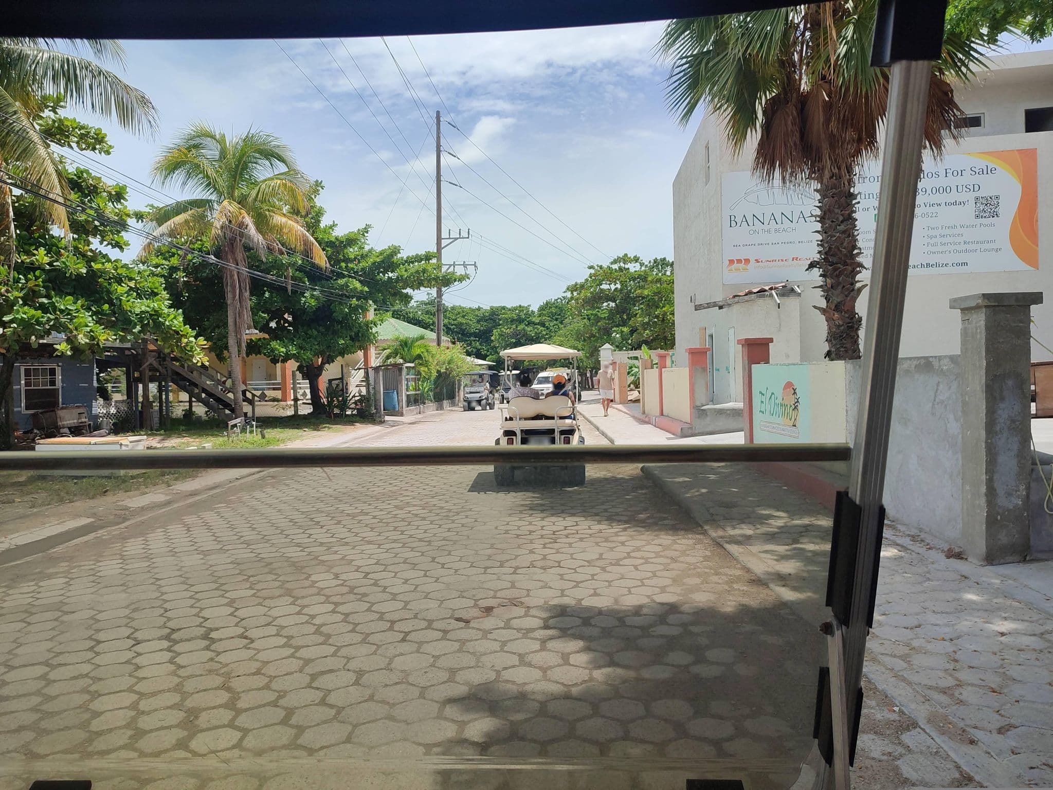 Street view near Banana Beach Resort San Predro, San Pedro — © charlieplett (CC BY-SA · Mapillary)