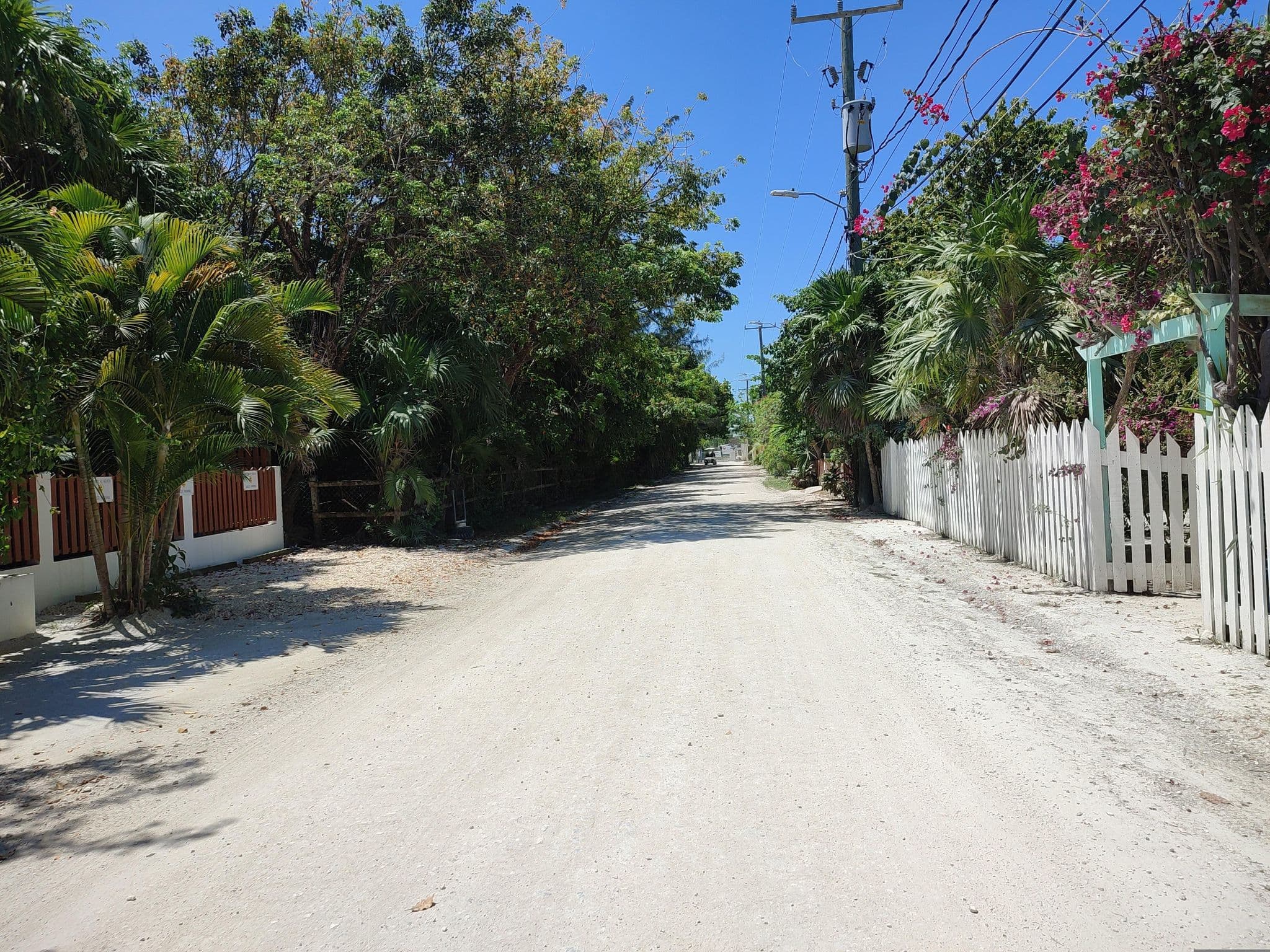 Street view near Oasi Apartments, Caye Caulker — © charlieplett (CC BY-SA · Mapillary)