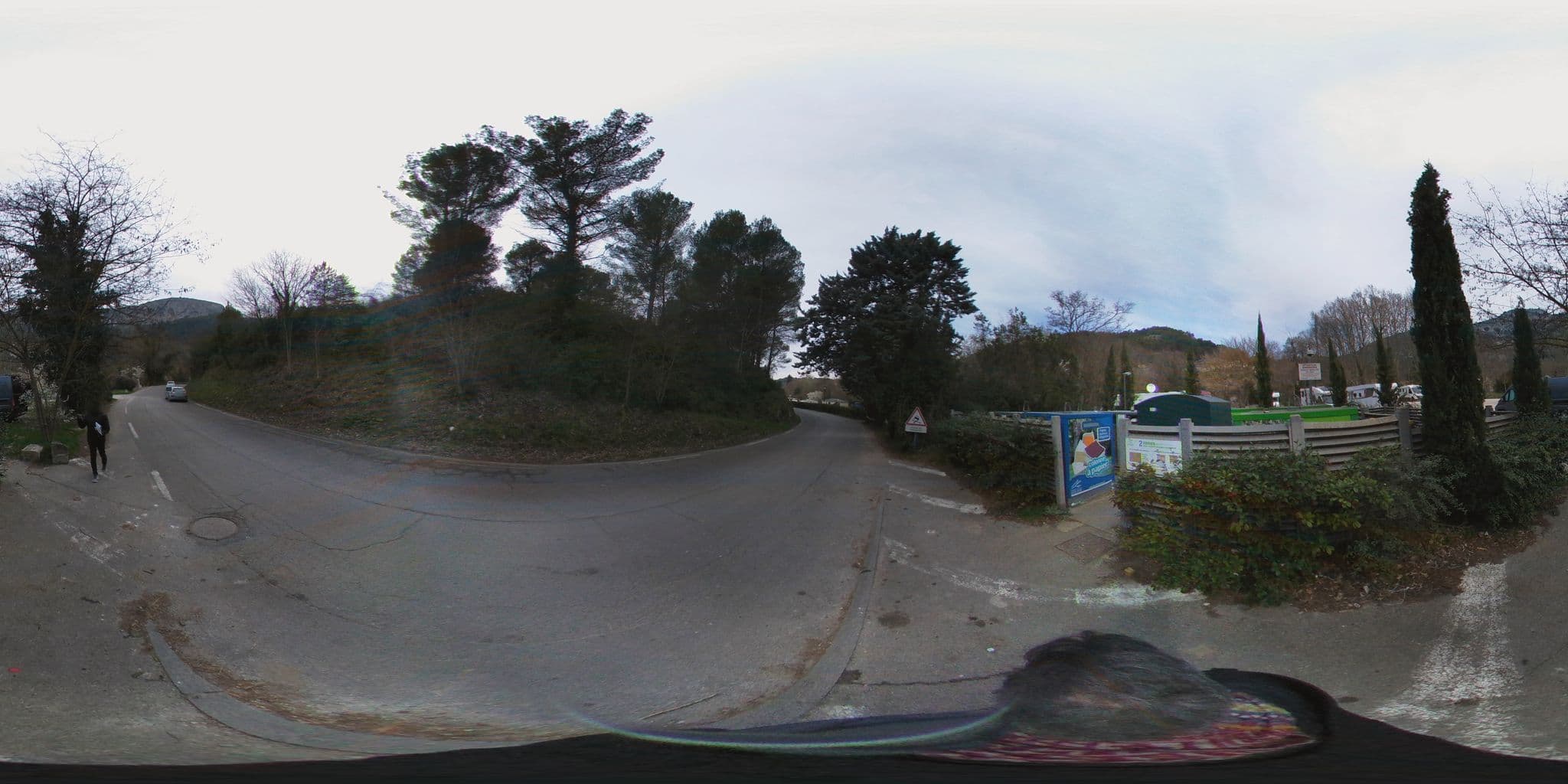 Street view near Fontaine de Vaucluse - Parking Camping Car, Lagnes — © zimmy (CC BY-SA · Mapillary)
