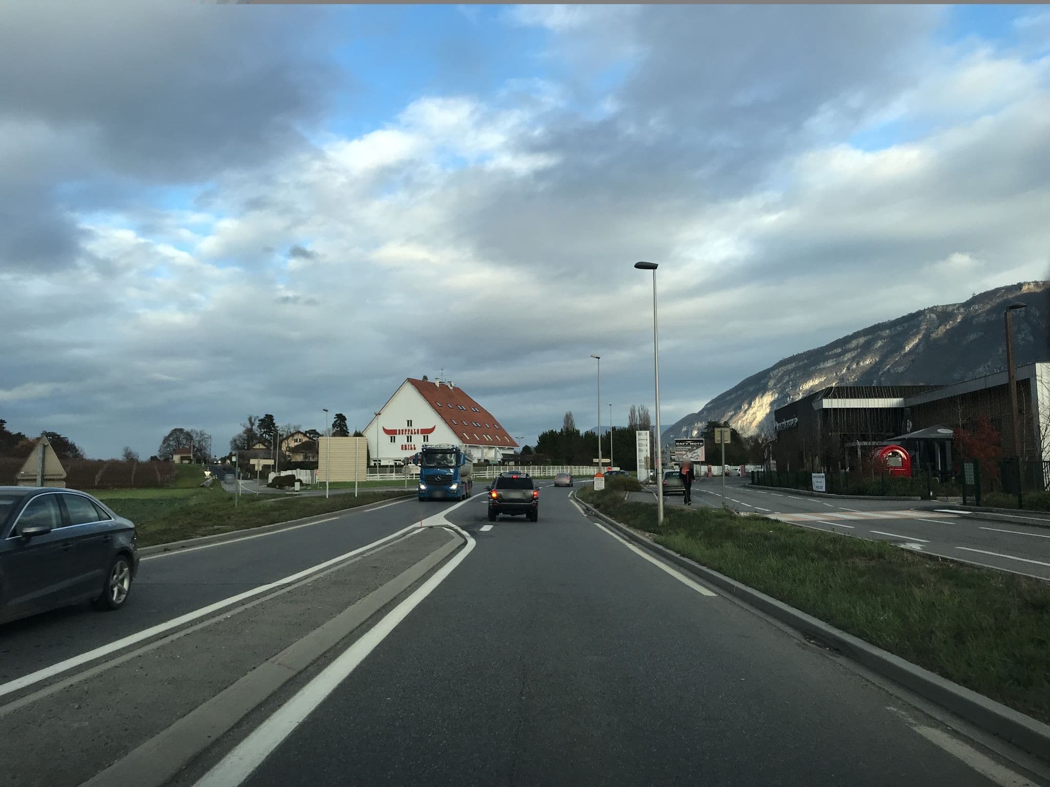 Street view near Ibis Budget, Archamps — © unmap (CC BY-SA · Mapillary)