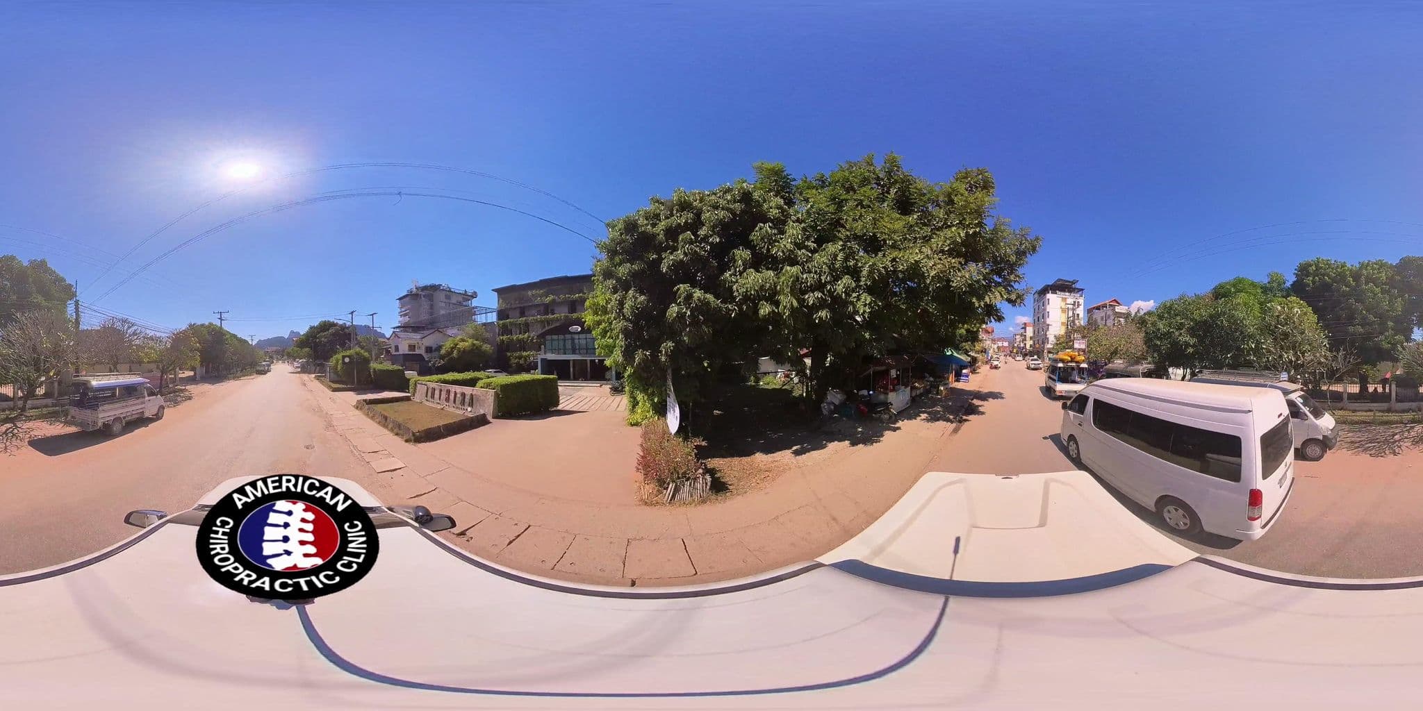 Street view near Luang Prabang Mekong Hotel, Vang Vieng — © DrLogan (CC BY-SA · Mapillary)