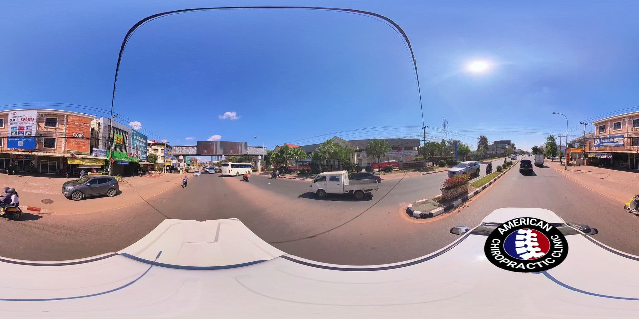 Street view near ໂຮງແຮມອ່າງຄຳ, Vientiane — © DrLogan (CC BY-SA · Mapillary)