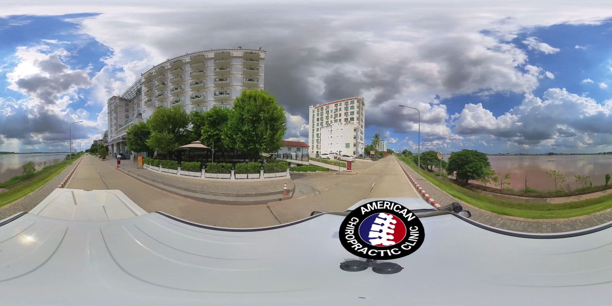 Street view near Eastin Hotel Vientiane Laos, Vientiane — © DrLogan (CC BY-SA · Mapillary)