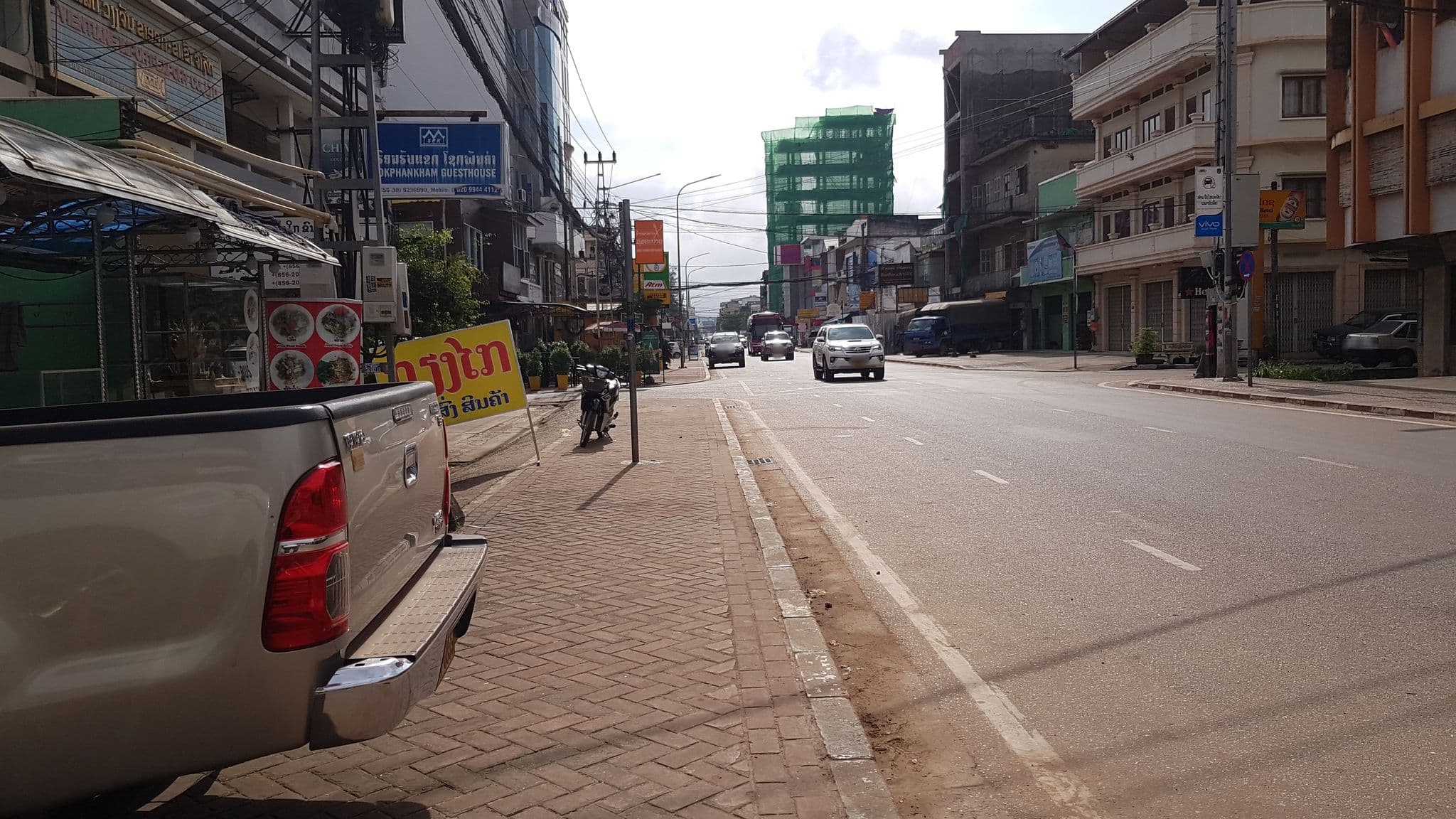 Street view near Pacific Vientiane Hotel, Vientiane — © eneerhut (CC BY-SA · Mapillary)