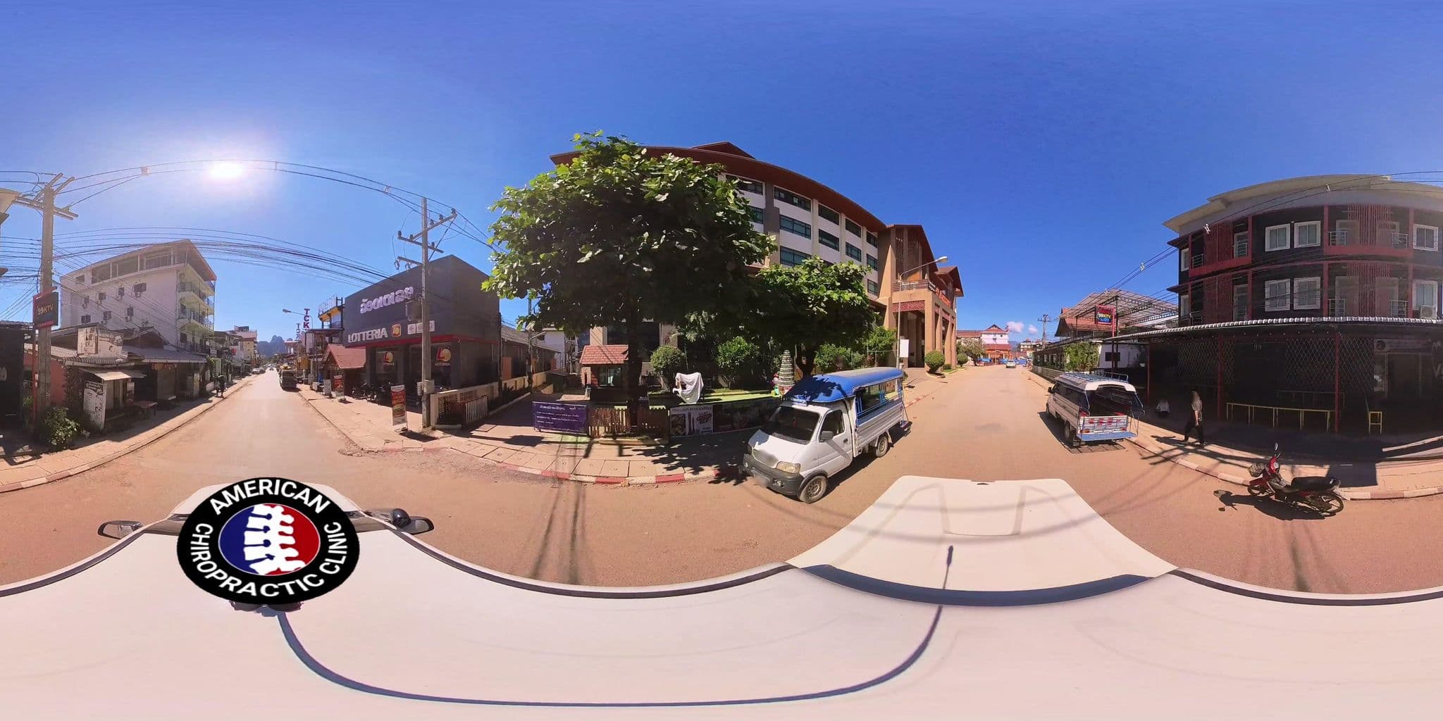 Street view near Amari Hotel - Vangvieng, Vang Vieng — © DrLogan (CC BY-SA · Mapillary)