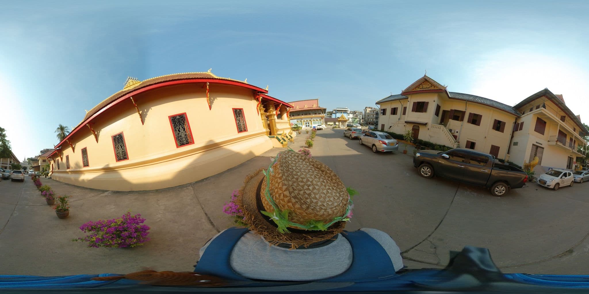 Street view near Sunbeam Hotel, Vientiane — © garok (CC BY-SA · Mapillary)