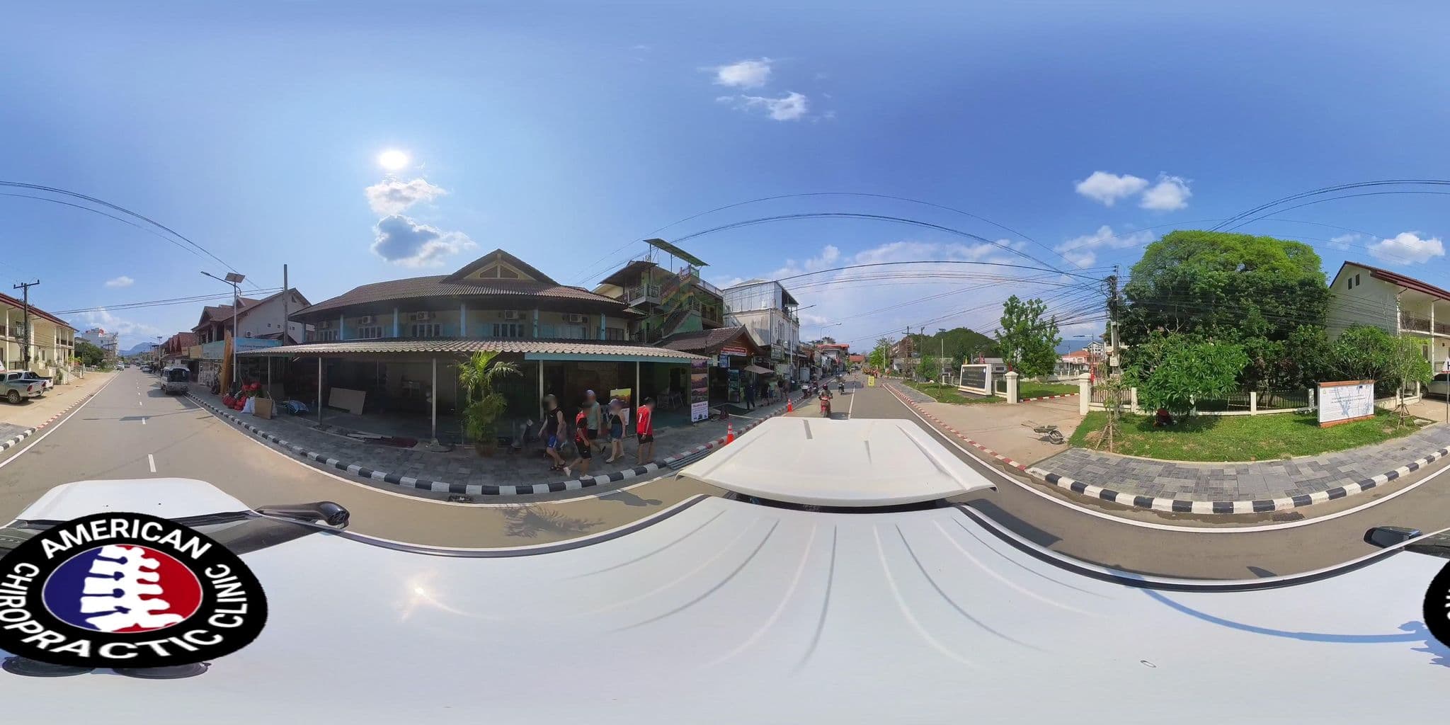 Street view near Vinutda Guest House, Vang Vieng — © DrLogan (CC BY-SA · Mapillary)