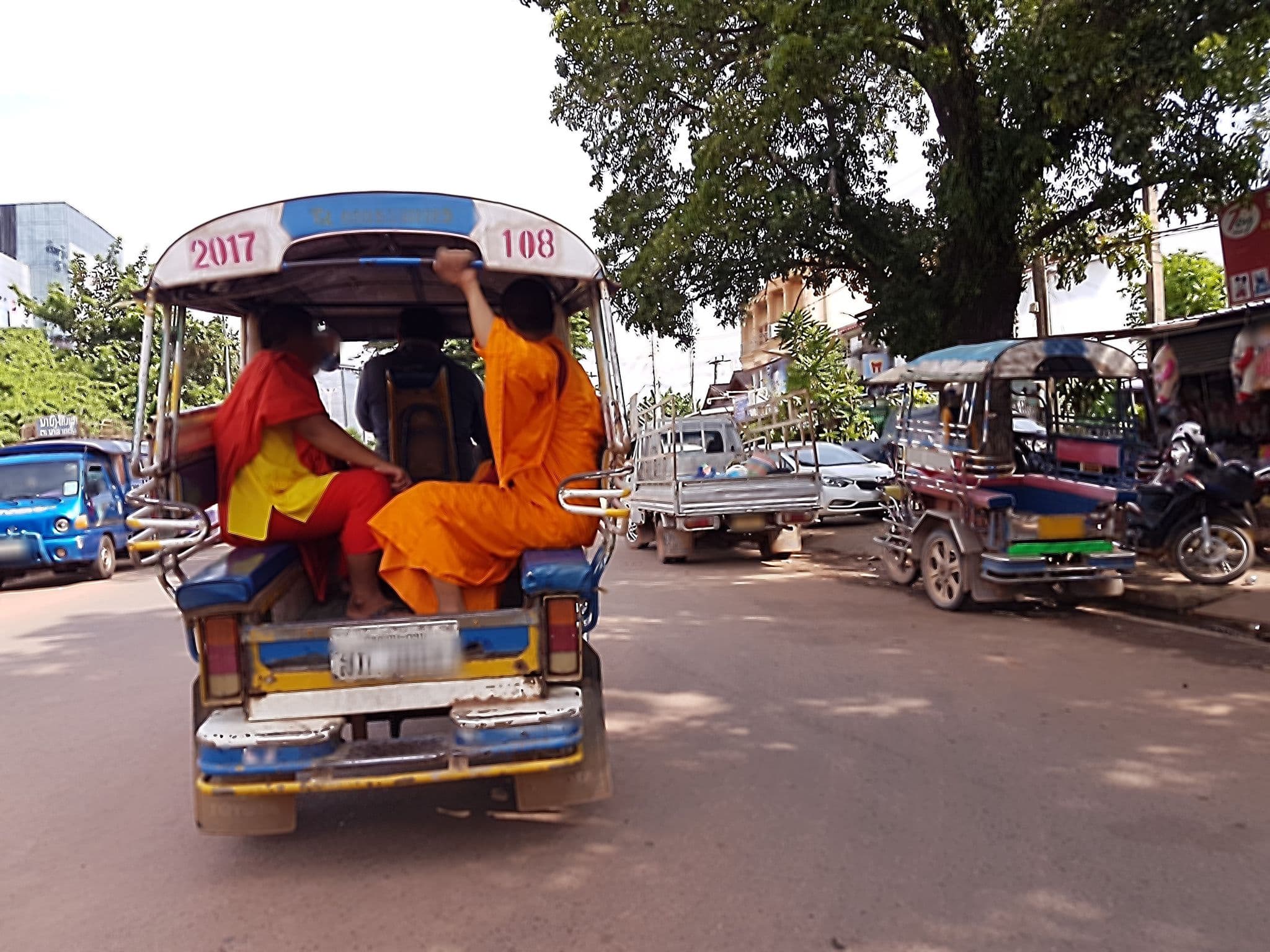 Street view near vientiane life center, Vientiane — © mbethke (CC BY-SA · Mapillary)
