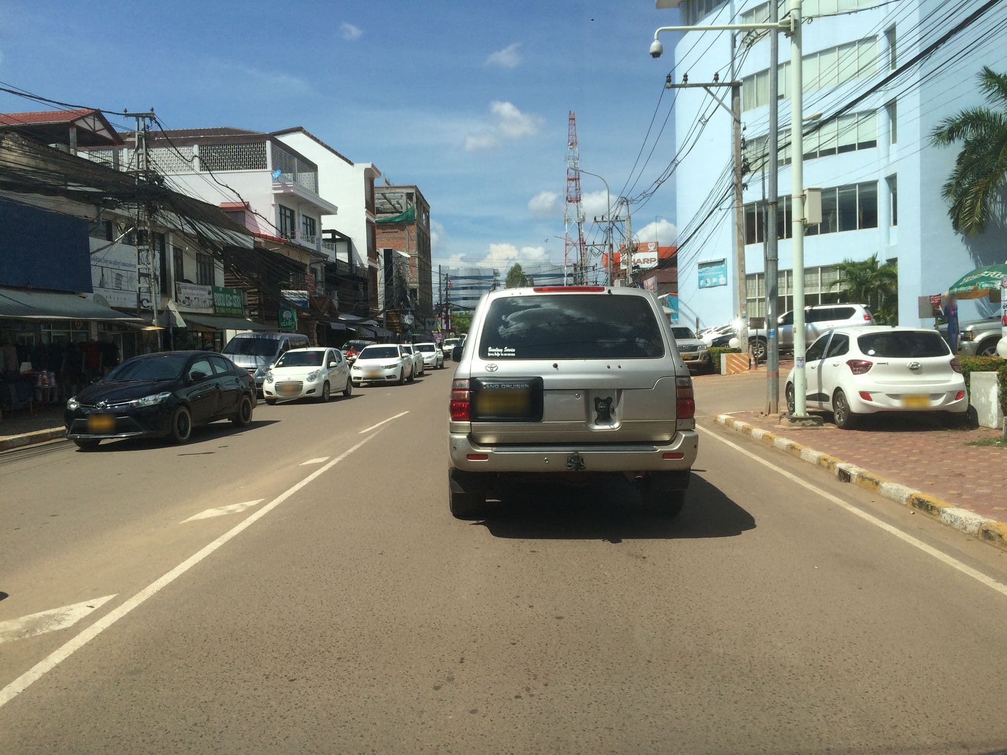 Street view near Vientiane Plaza Hotel, Vientiane — © jeepney (CC BY-SA · Mapillary)