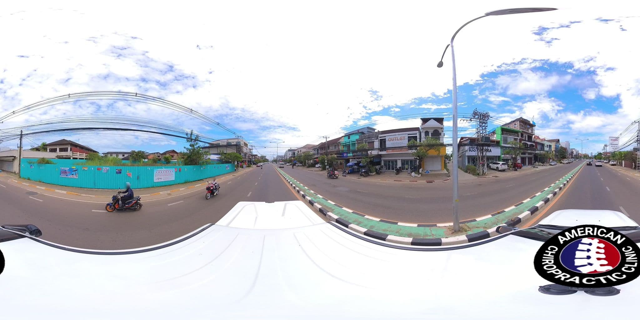 Street view near โรงแรมพักใจ ประเทศลาว, Vientiane — © DrLogan (CC BY-SA · Mapillary)