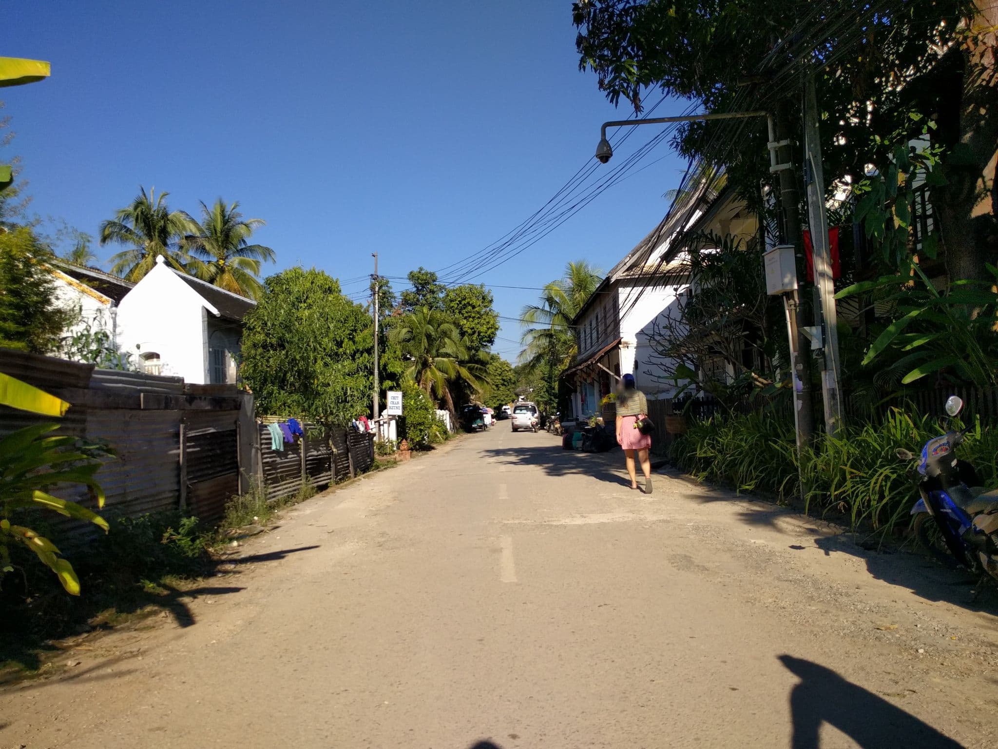 Street view near Villa Chitchareune, Luang Prabang — © emackres (CC BY-SA · Mapillary)