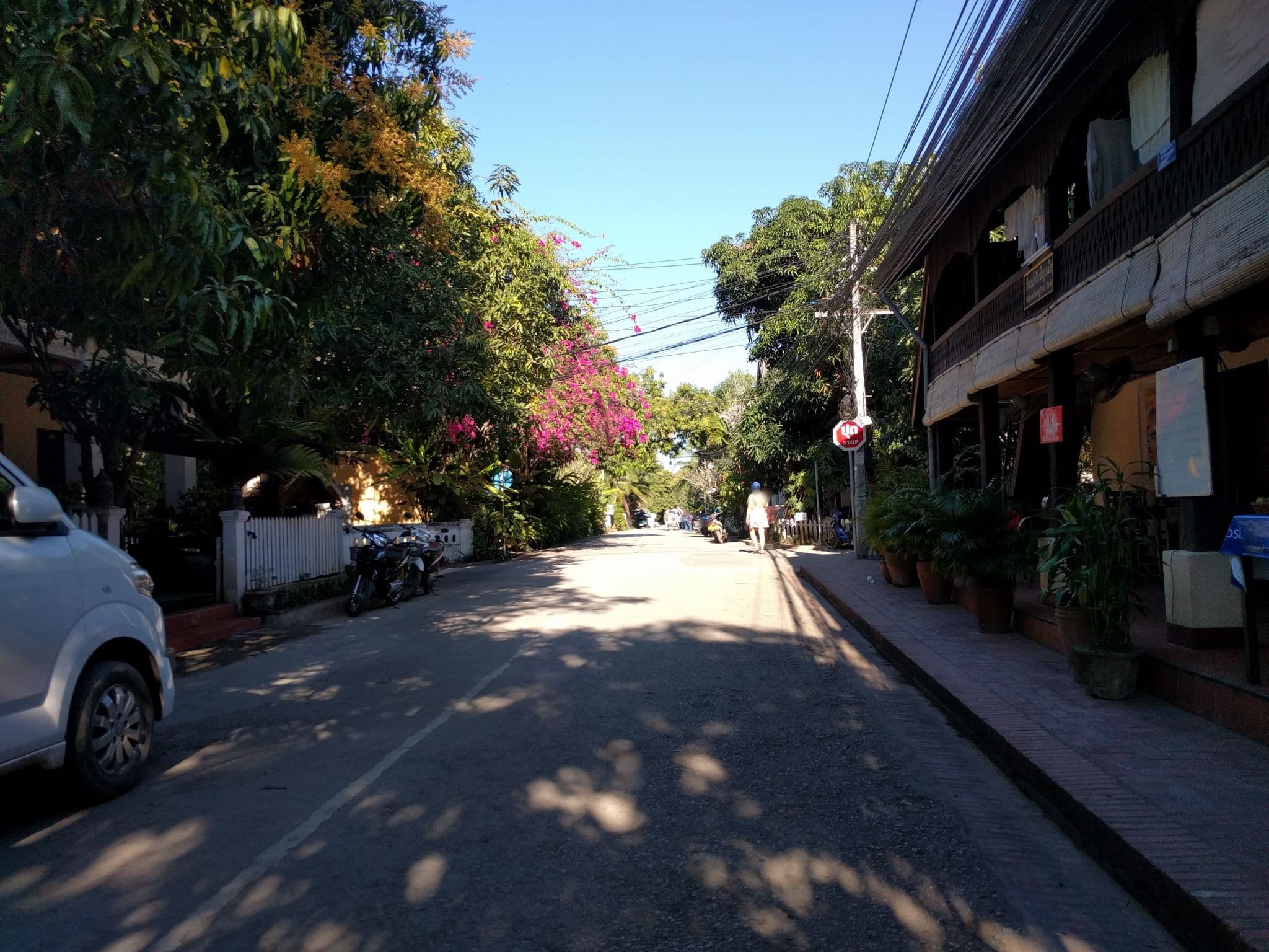 Street view near Wisdom Mystery Hotel Luangprabang, Luang Prabang — © emackres (CC BY-SA · Mapillary)