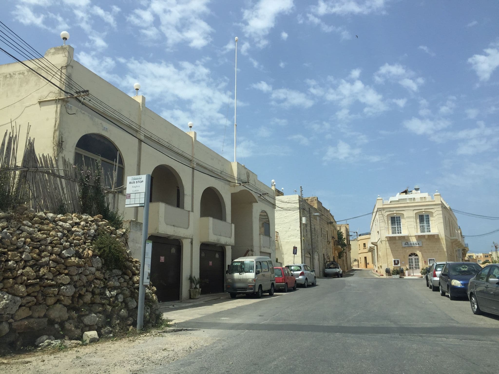 Street view near Il- Logga Boutique Hotel & Restaurant, Xagħra — © richlv (CC BY-SA · Mapillary)