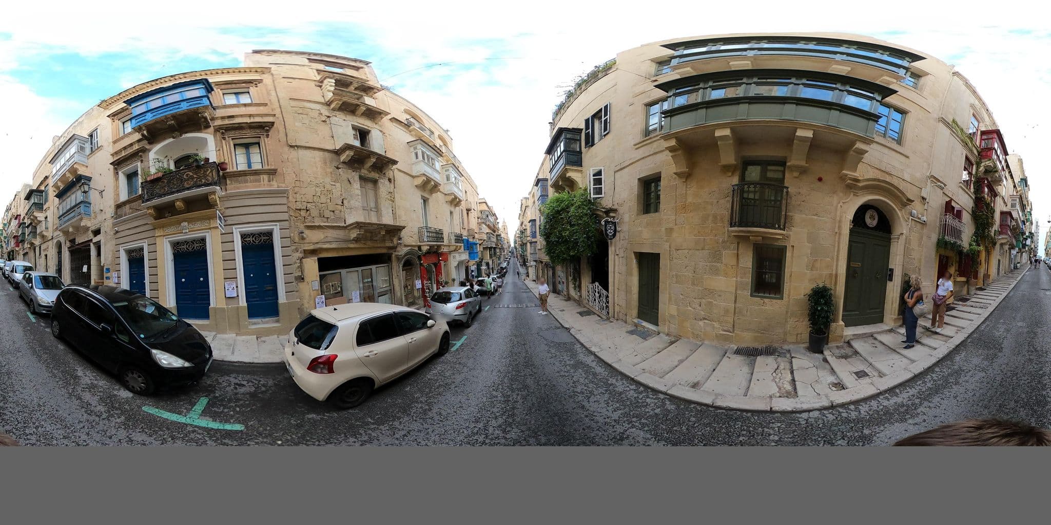 Street view near Palazzo Citta Valletta Apartments, Valletta — © richlv (CC BY-SA · Mapillary)