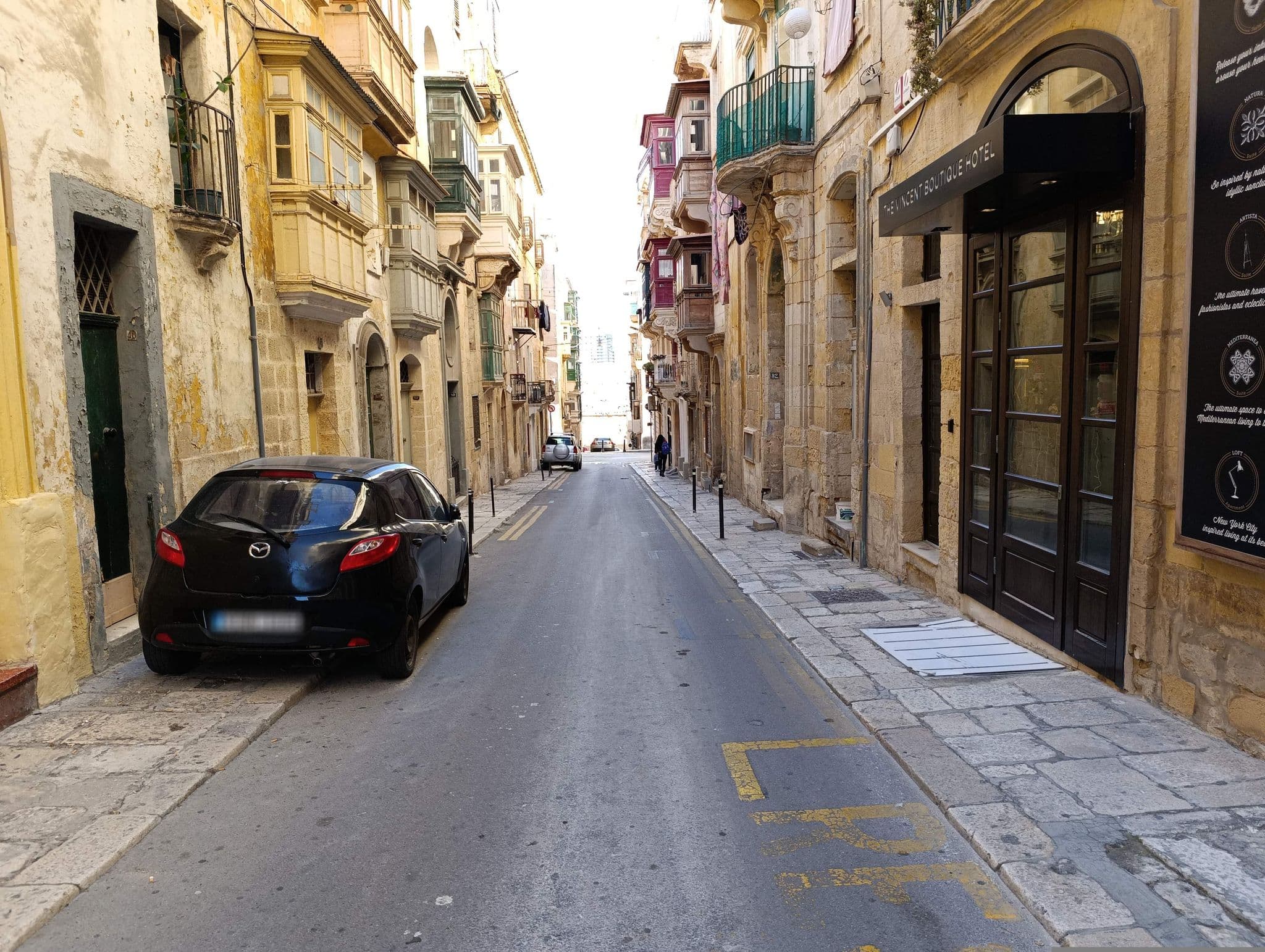 Street view near The Vincent, Valletta — © gerard7733 (CC BY-SA · Mapillary)