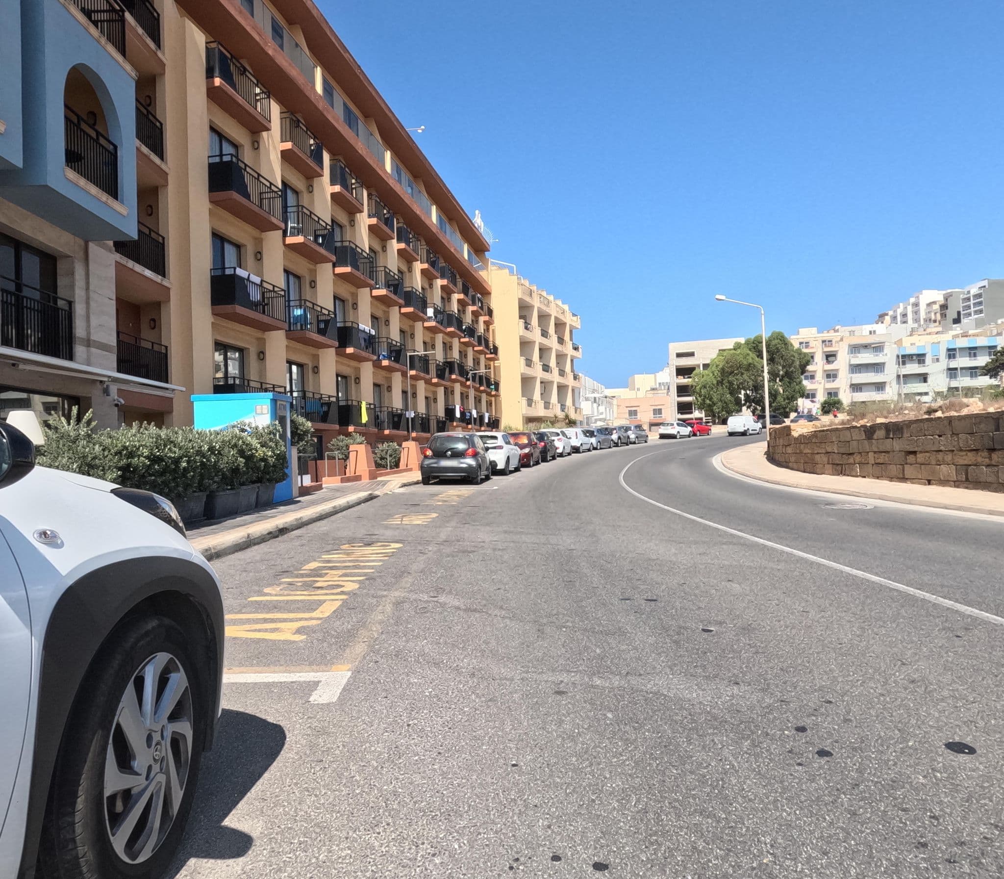 Street view near Luna Holiday Complex, Mellieħa — © ArthurL (CC BY-SA · Mapillary)