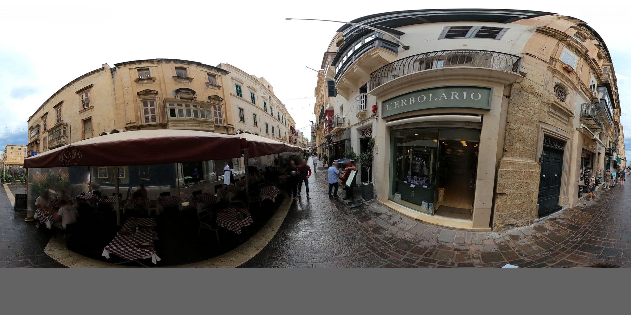 Street view near Hotel Pjazza Merkanti — Boutique Living, Valletta — © richlv (CC BY-SA · Mapillary)