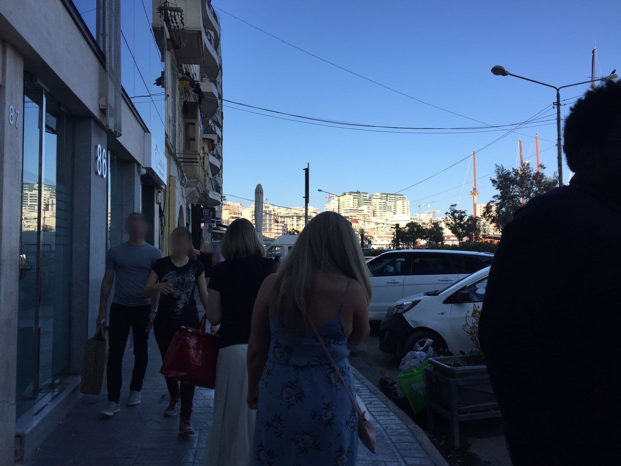 Street view near The Londoner Hotel, Sliema — © richlv (CC BY-SA · Mapillary)