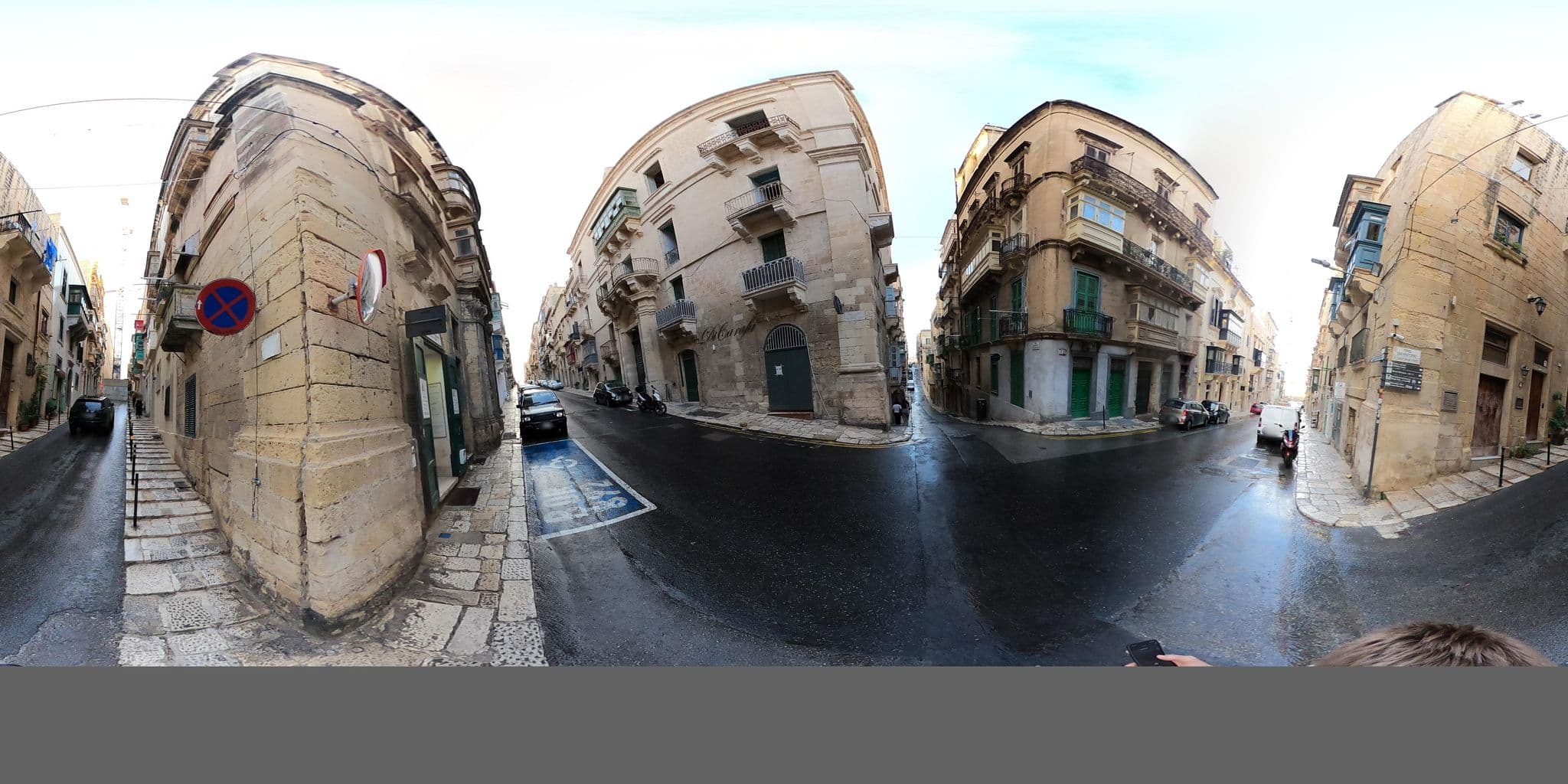 Street view near Ajkla Mansion, Valletta — © richlv (CC BY-SA · Mapillary)
